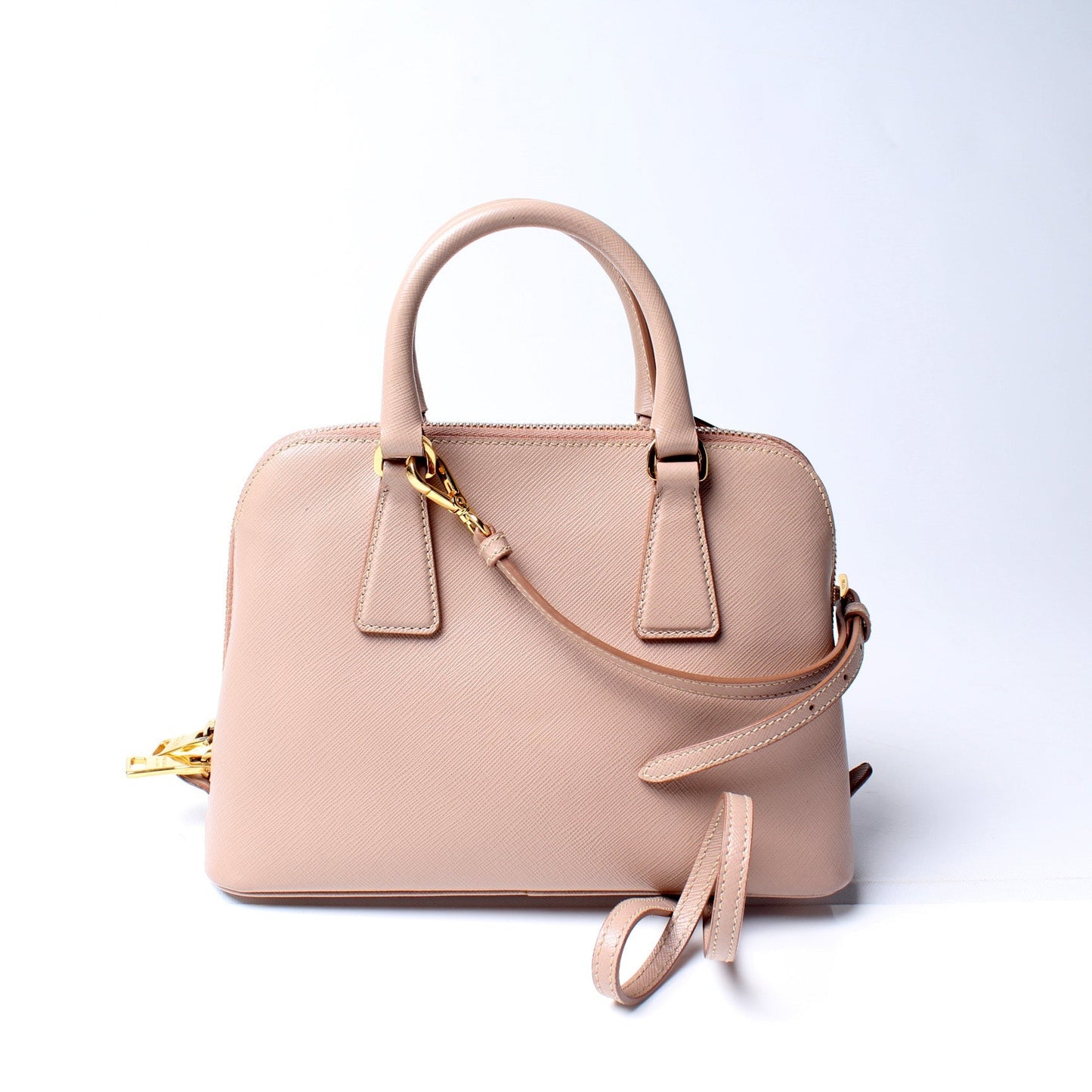 Prada Saffiano Lux Promenade Bag Small Travel Bag
