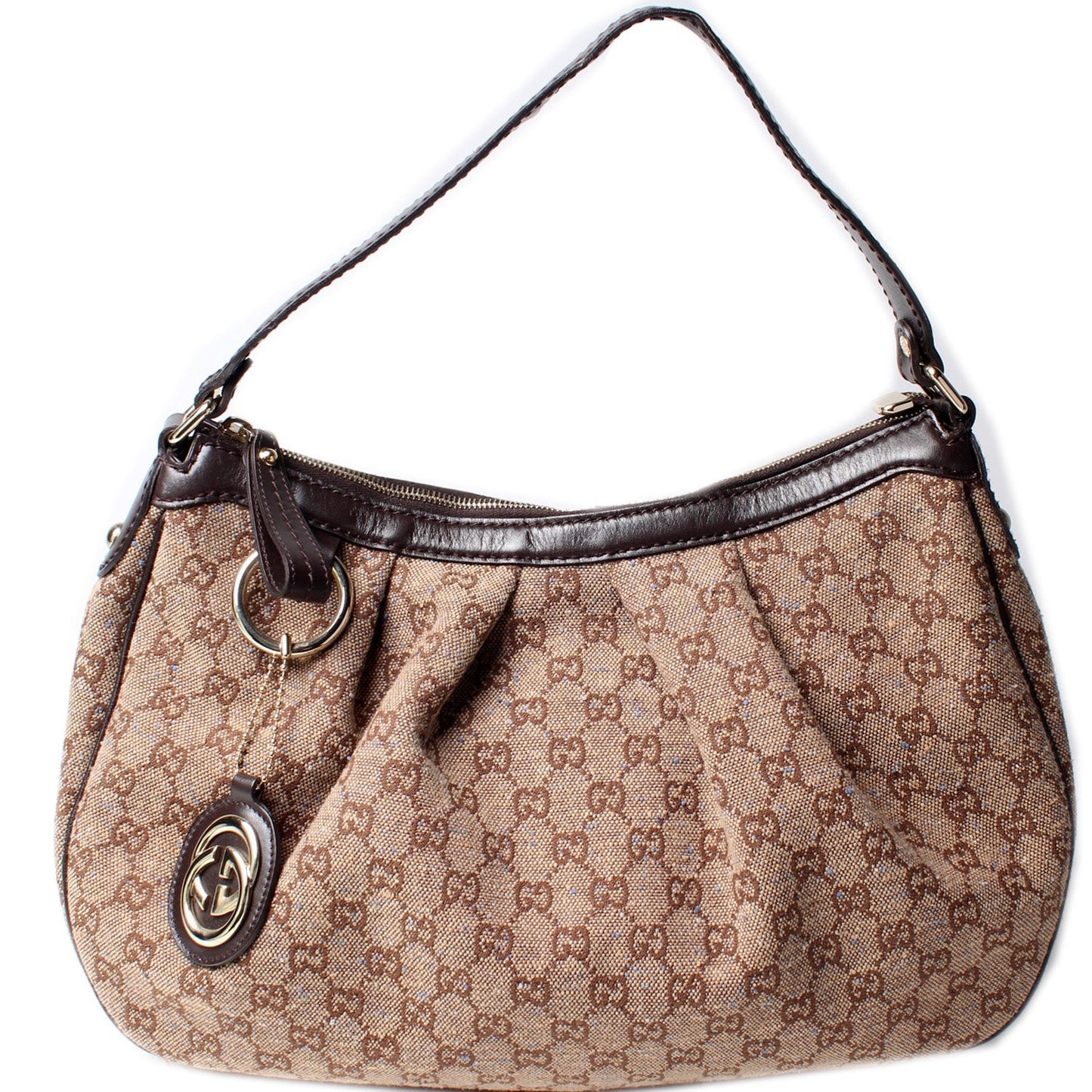 Gucci Sukey Canvas Medium Shoulder Bag