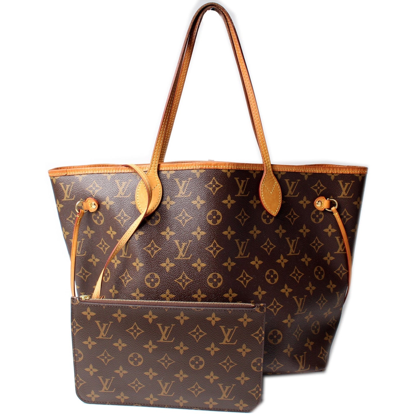 Louis Vuitton Neverfull MM W Monogram Wallet Case Monogram 16
