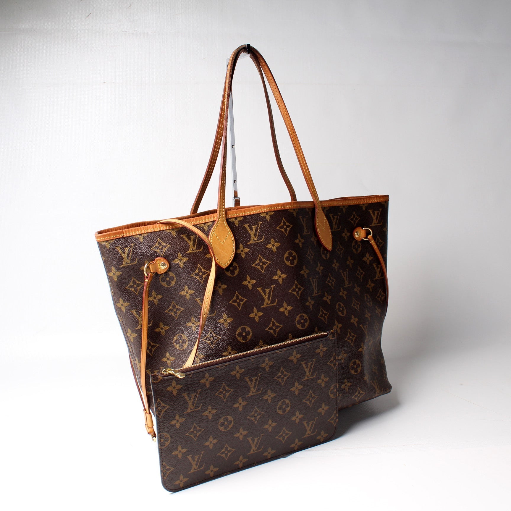 Louis Vuitton Neverfull MM W Monogram Wallet Case Monogram 16