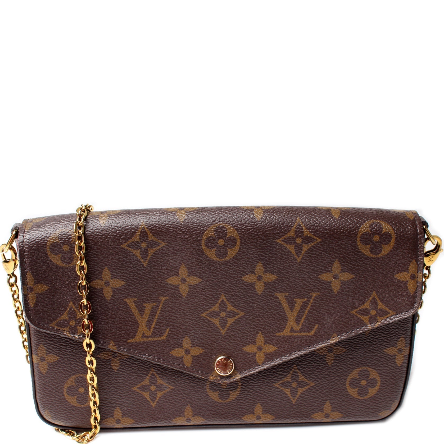Louis Vuitton Pochette Felicie Monogram Clutch Bag Monogram 4