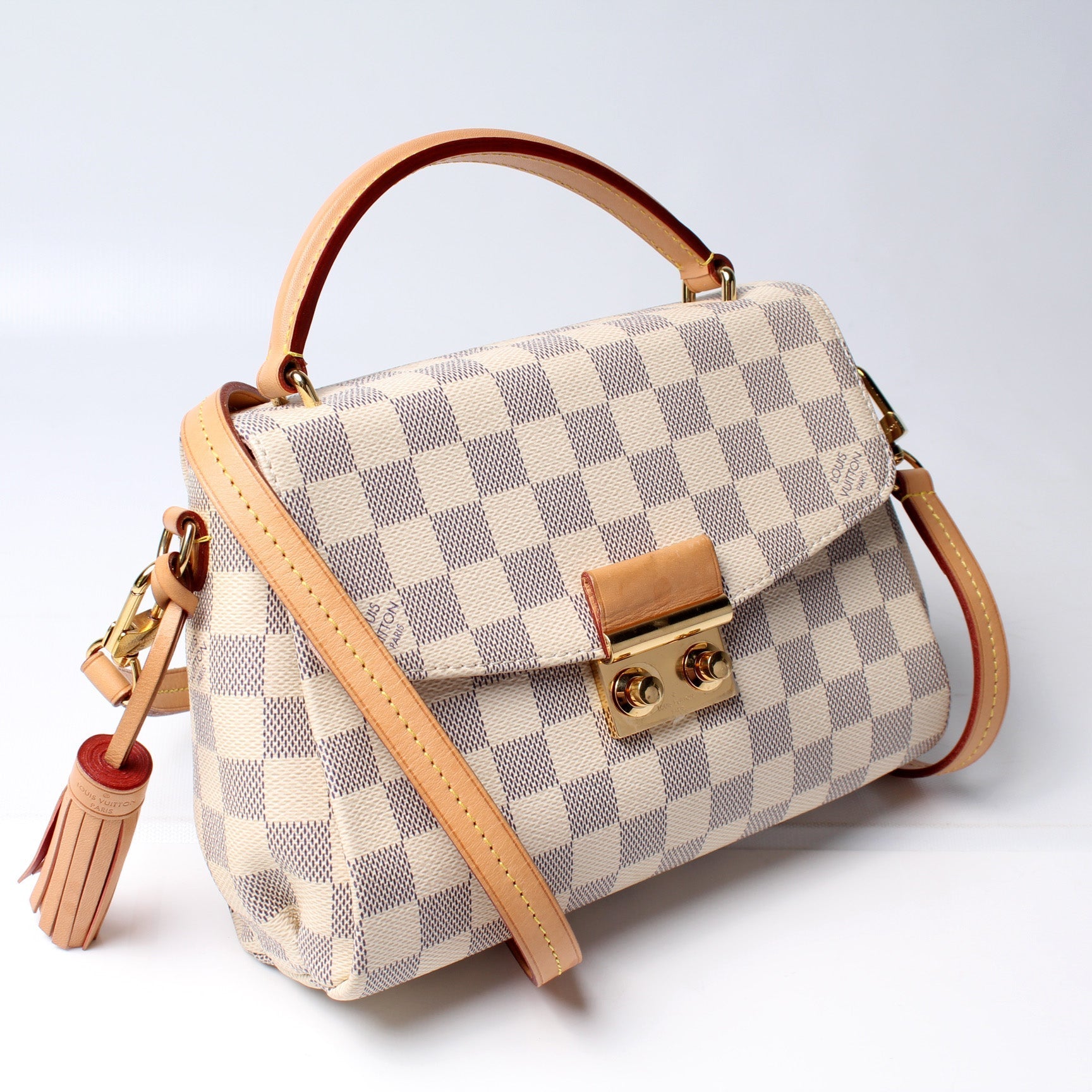 Louis Vuitton Croisette Azur Damier Handbag Azur 2