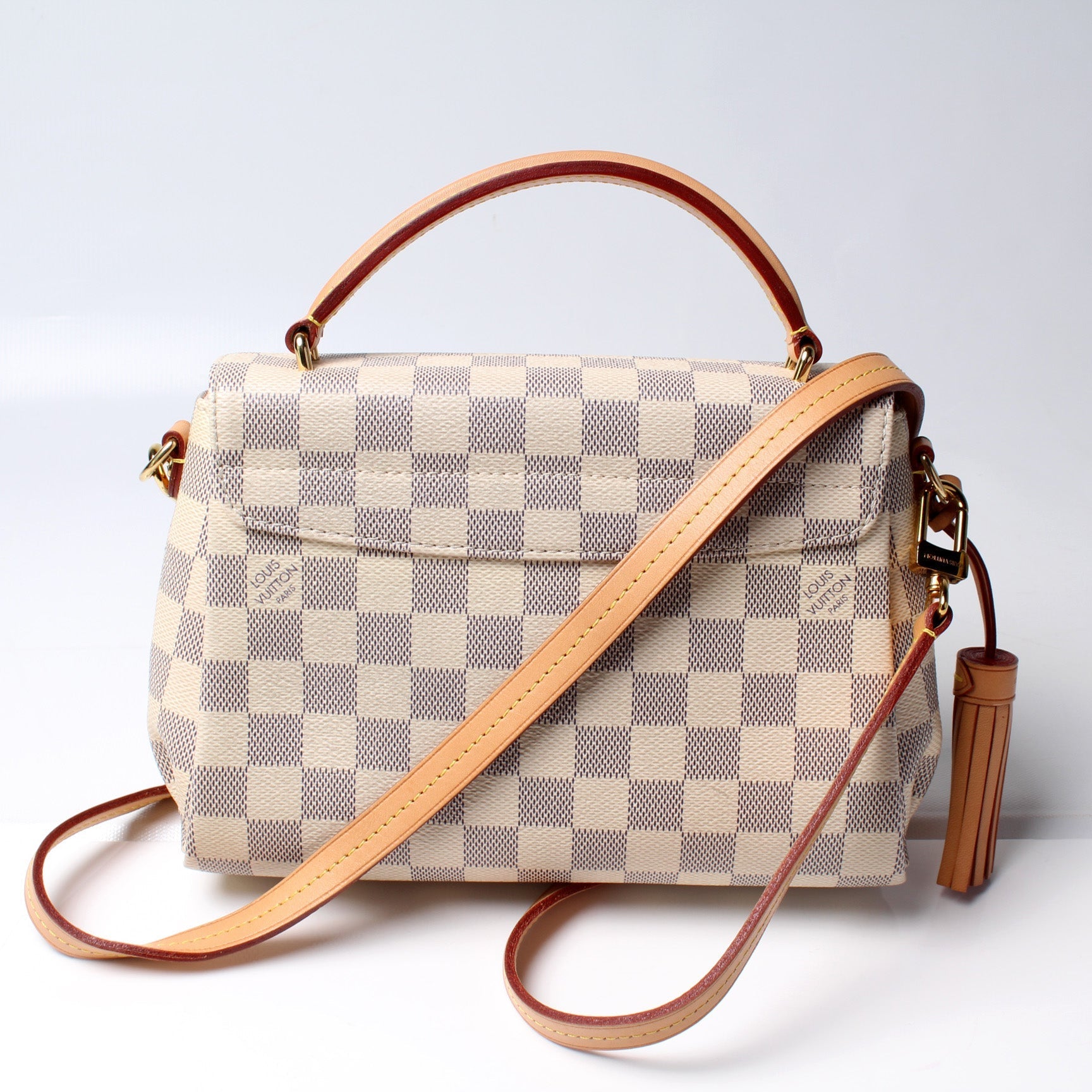 Louis Vuitton Croisette Azur Damier Handbag Azur 2
