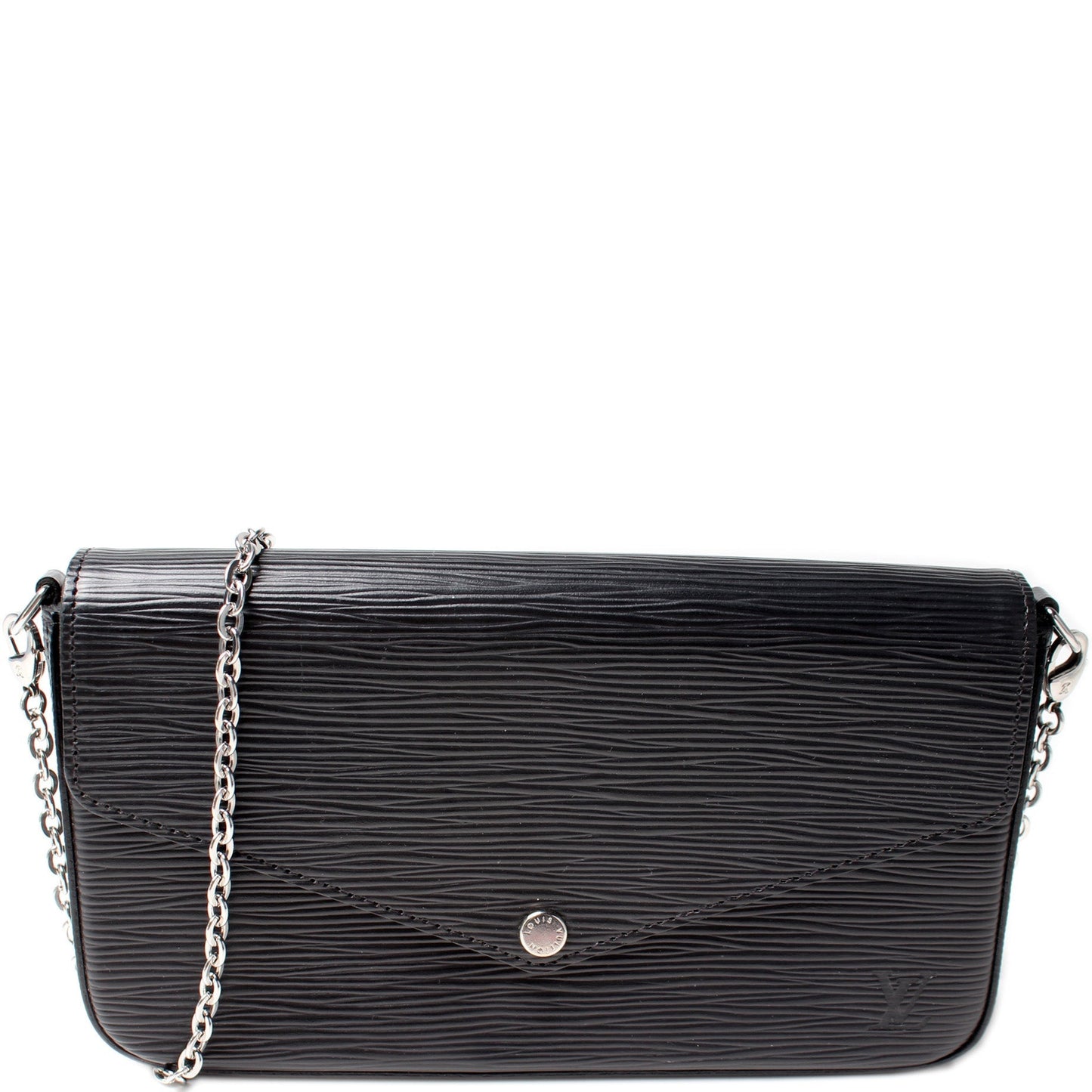 Louis Vuitton Pochette Felicie Epi Clutch Bag Epi 3