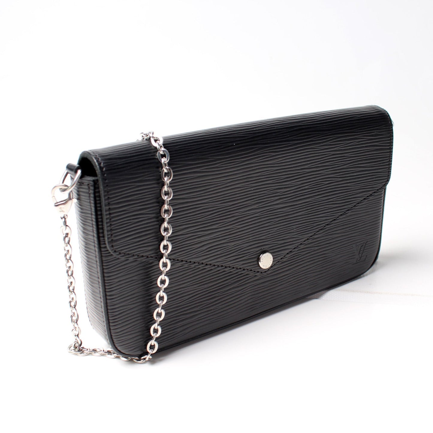 Louis Vuitton Pochette Felicie Epi Clutch Bag Epi 3