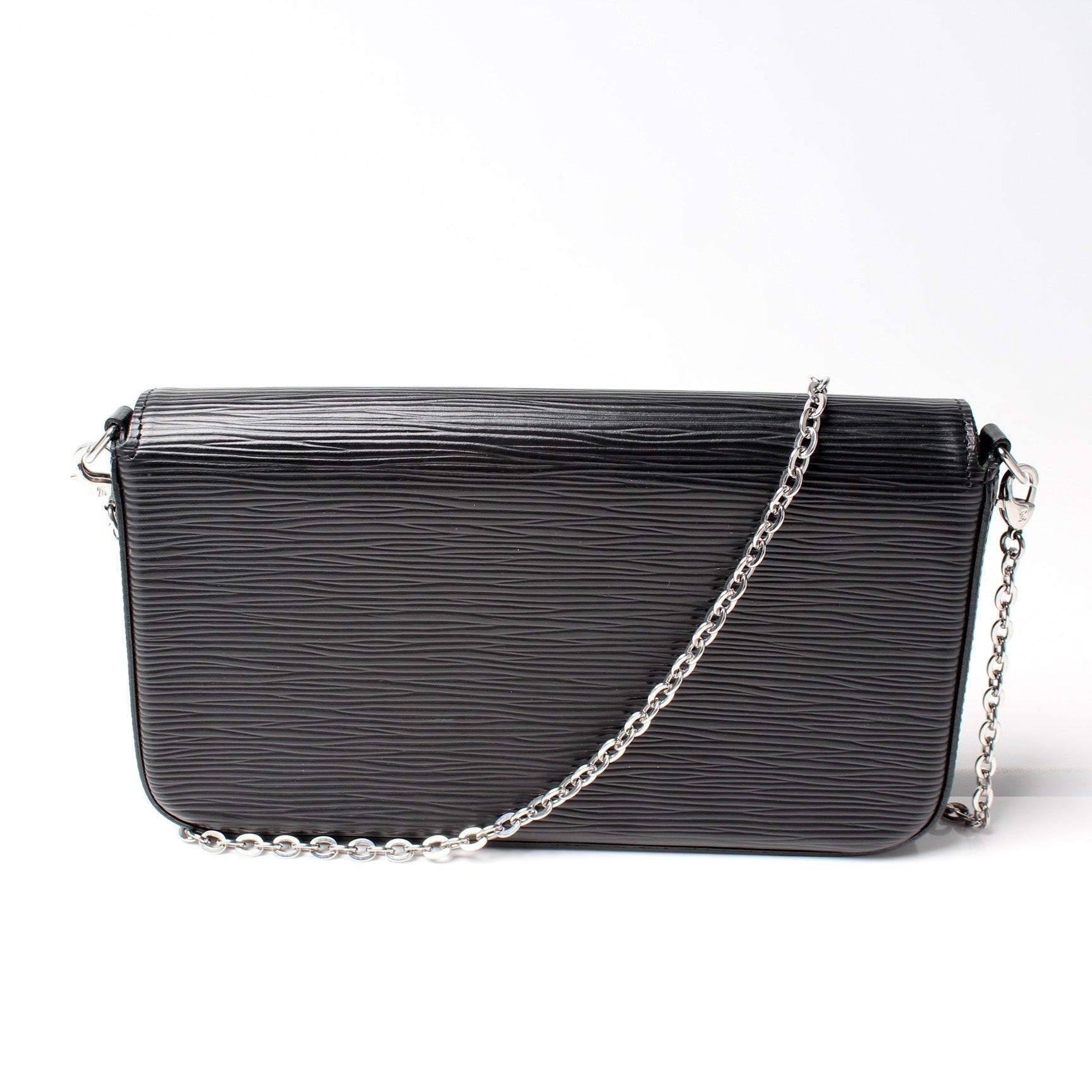 Louis Vuitton Pochette Felicie Epi Clutch Bag Epi 3