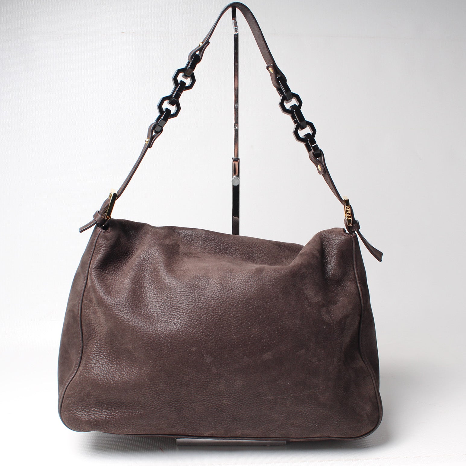 Fendi 8Br638 Forever Mama Laminated Bag Leather Travel Bag