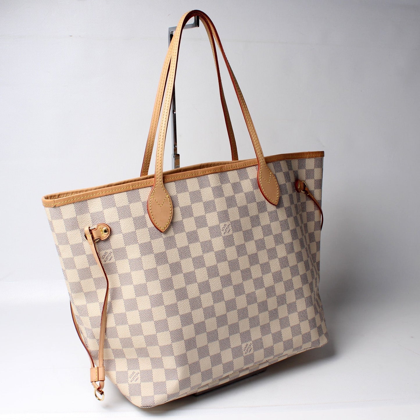 Louis Vuitton Neverfull MM Azur Damier Tote Bag Azur 67