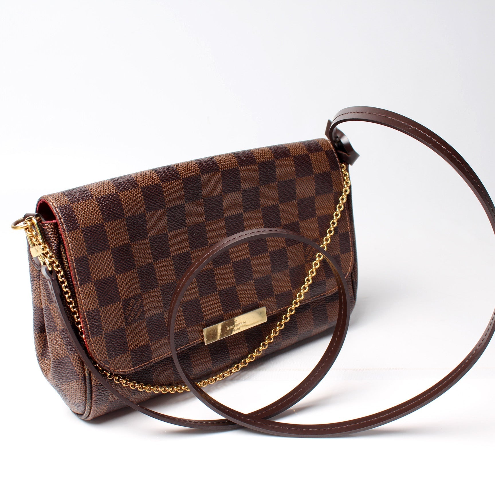 Louis Vuitton Favorite MM Ebene Damier Handbag Ebene 5