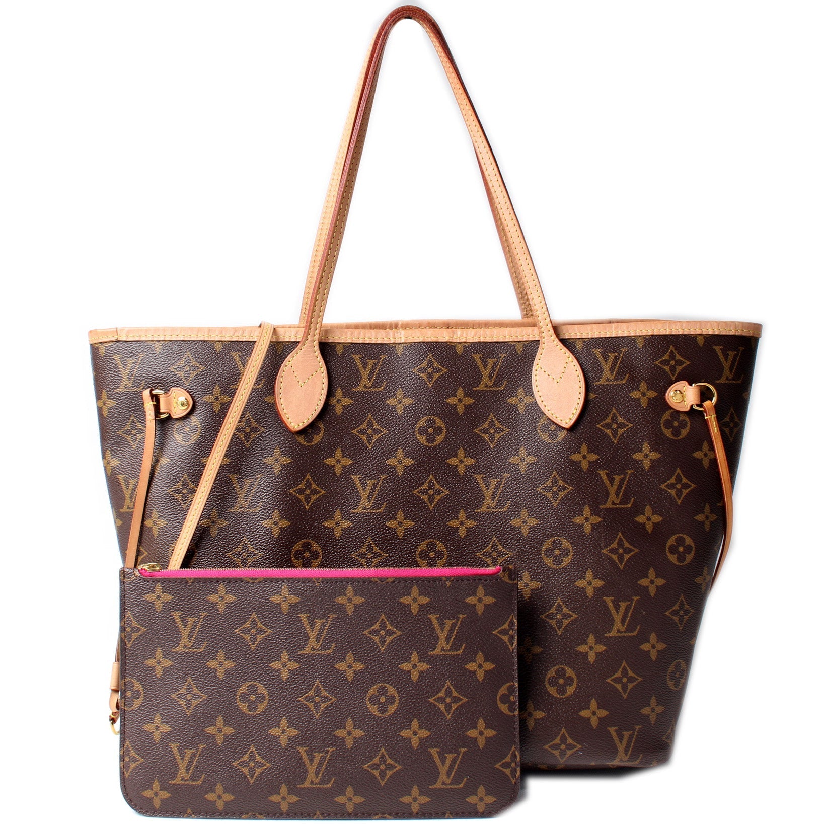 Louis Vuitton Neverfull MM W Monogram Wallet Case Monogram 17