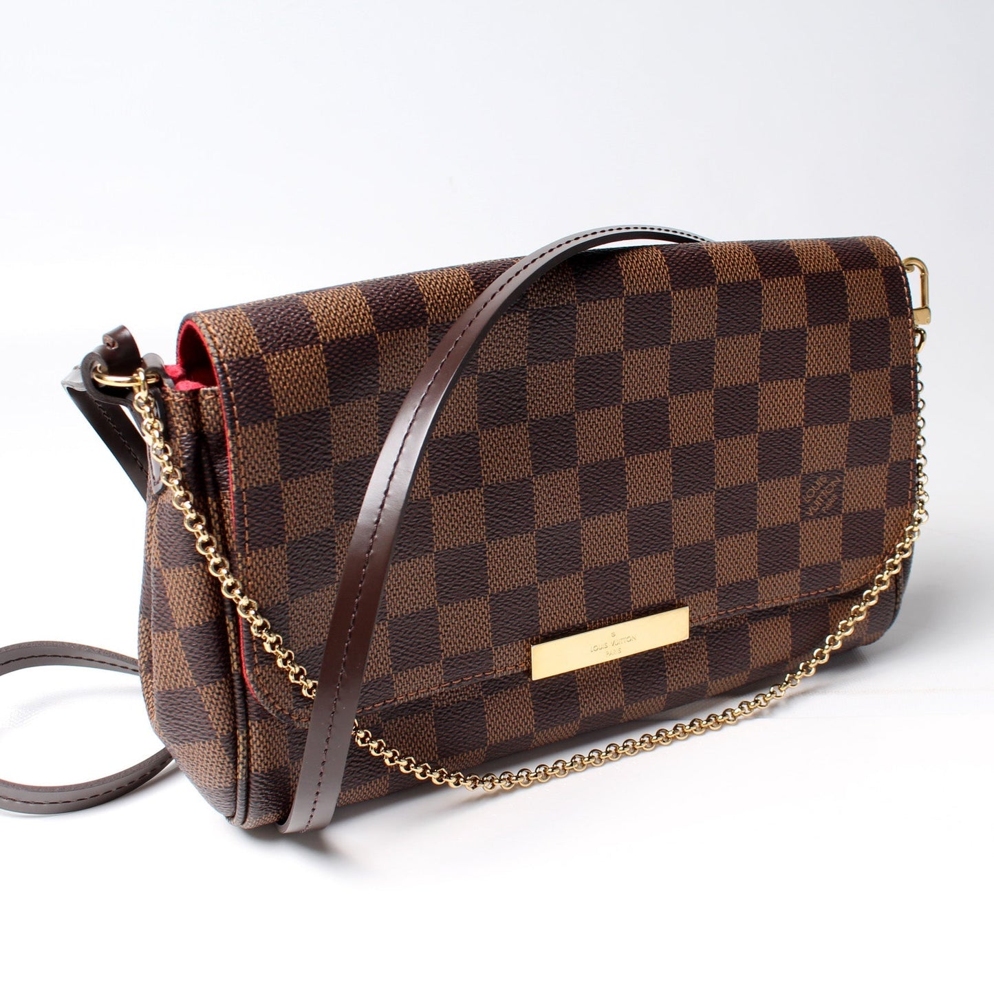 Louis Vuitton Favorite MM Ebene Damier Handbag Ebene 16