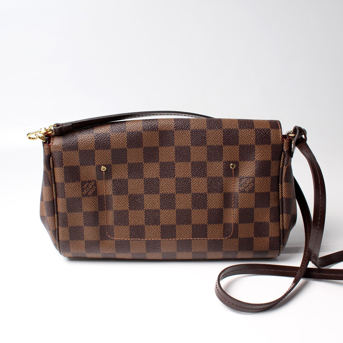 Louis Vuitton Favorite MM Ebene Damier Handbag Ebene 16