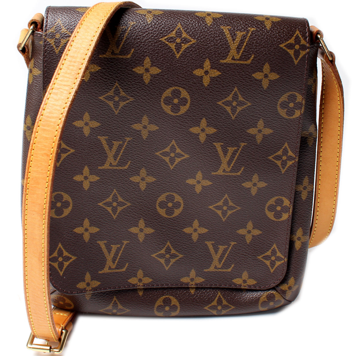 Louis Vuitton M tte Salsa Long Monogram Handbag Strap Monogram