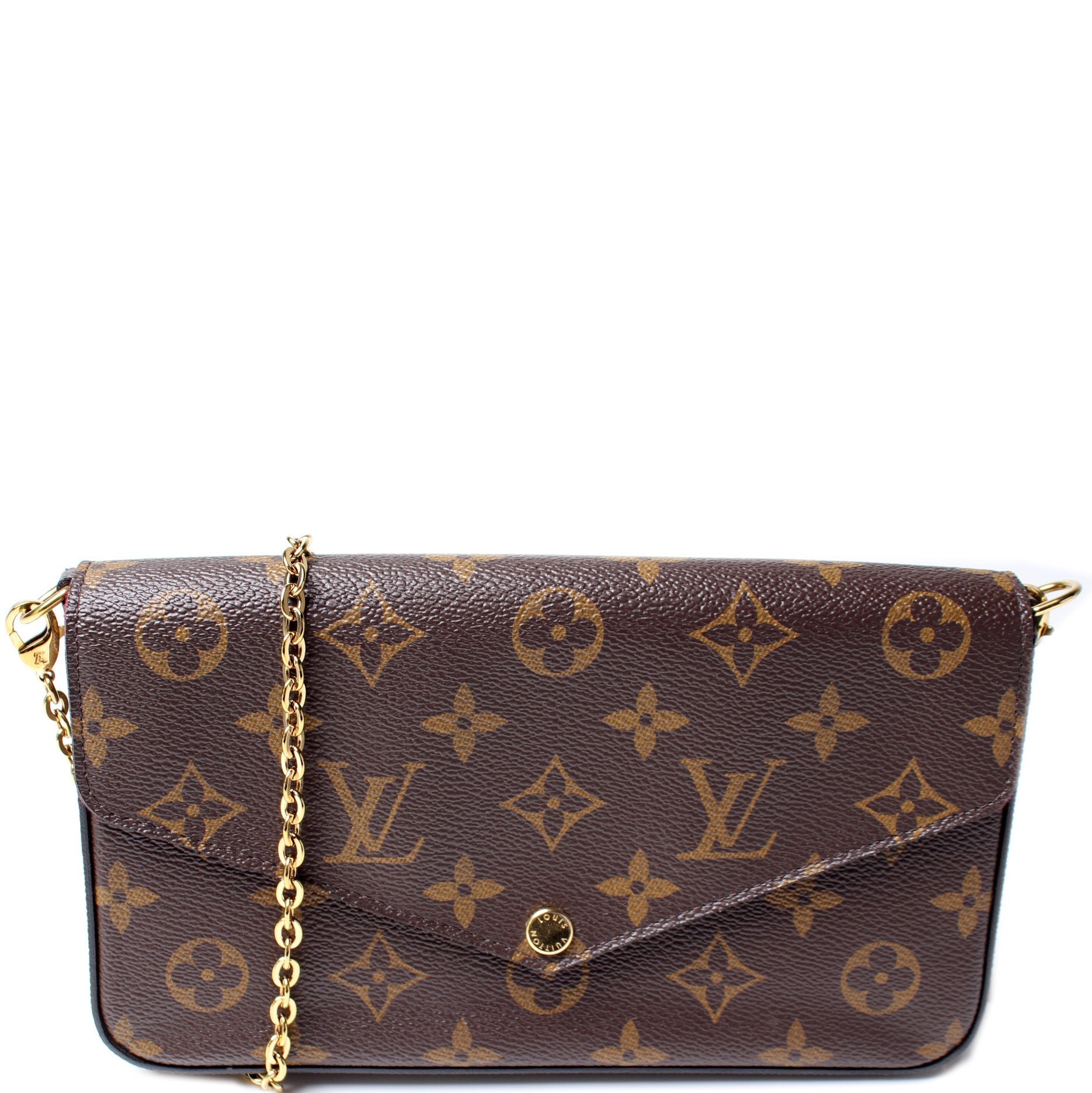 Louis Vuitton Pochette Felicie Monogram Clutch Bag Monogram 52
