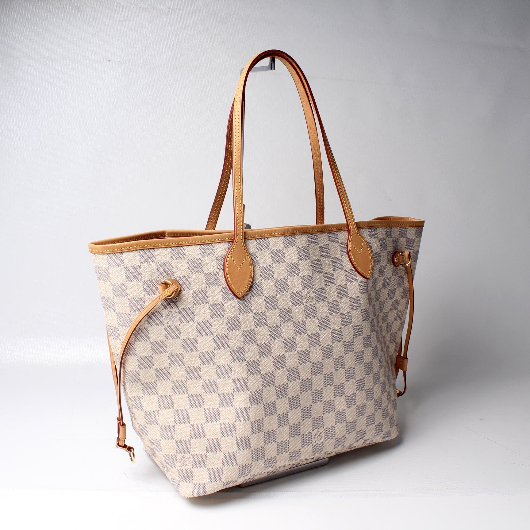Louis Vuitton Neverfull MM Azur Damier Tote Bag Azur 71