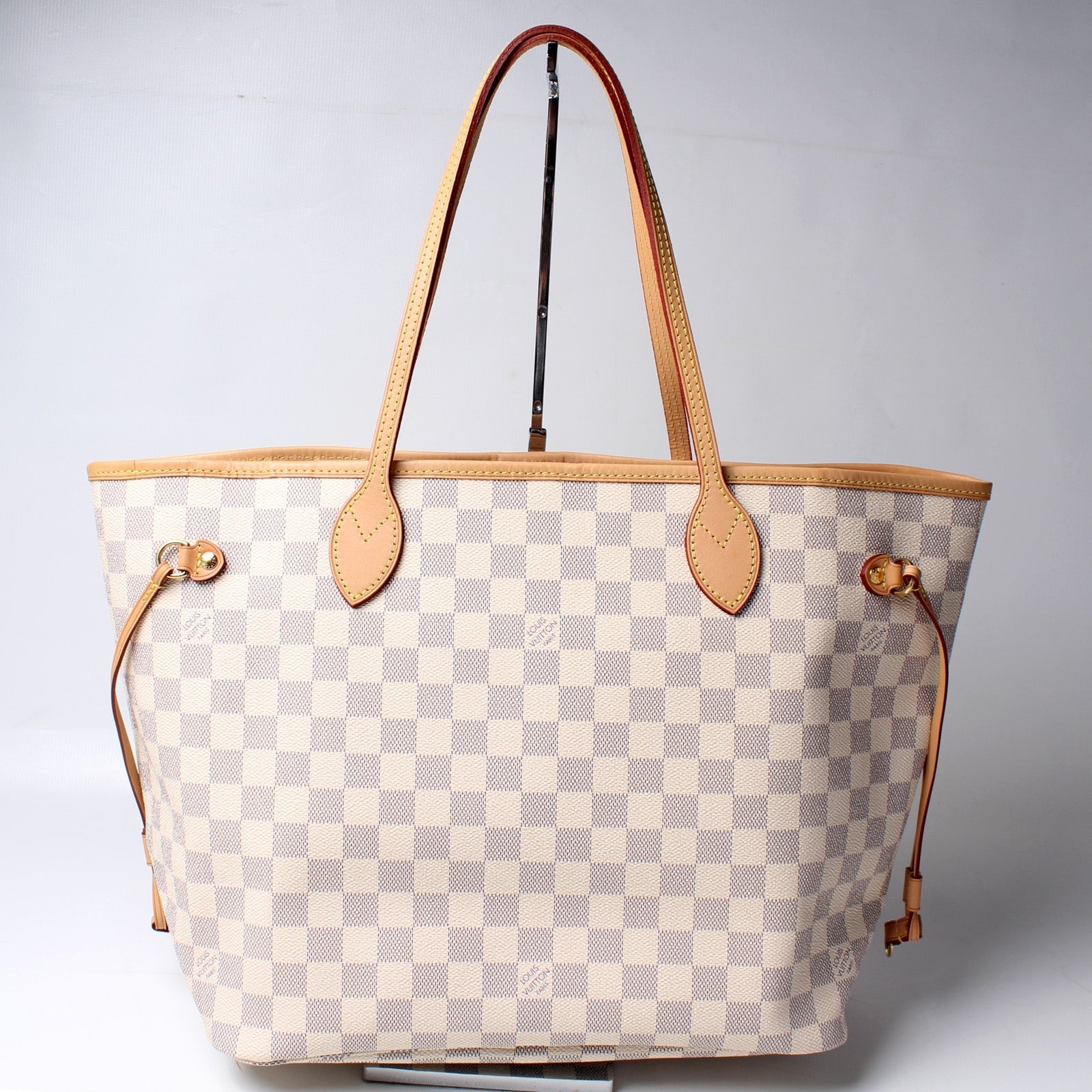 Louis Vuitton Neverfull MM Azur Damier Tote Bag Azur 71
