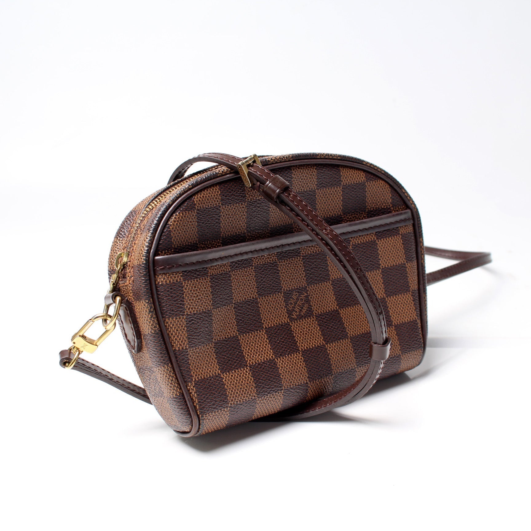 Louis Vuitton Pochette Ipanema Ebene Damier Clutch Bag