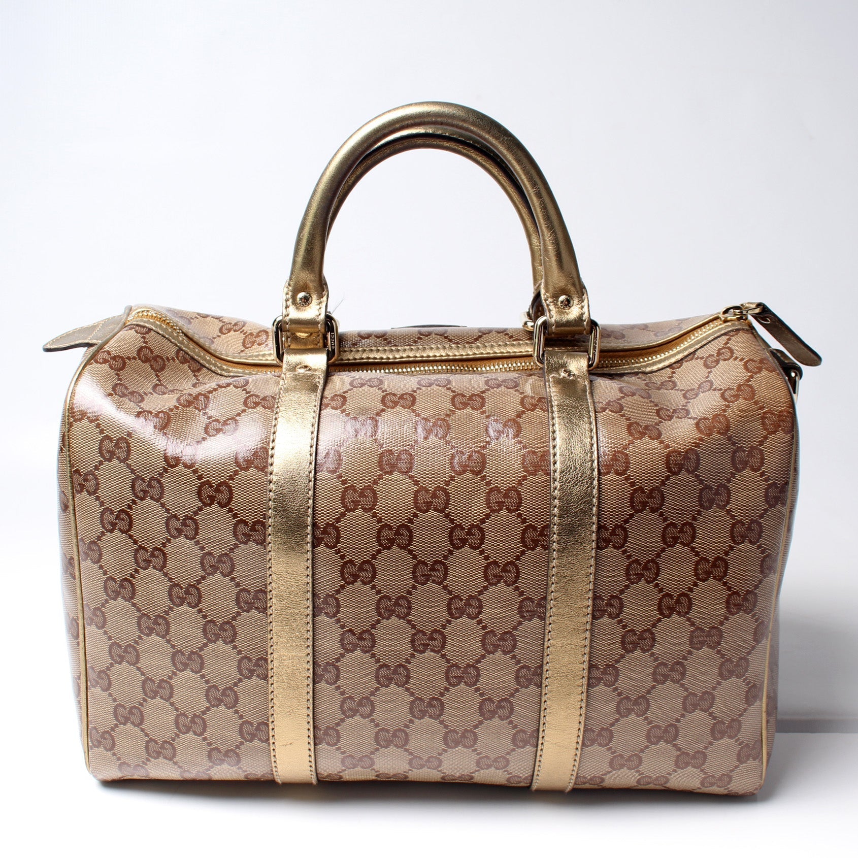 Gucci Joy Boston Crystal GG Travel Bag