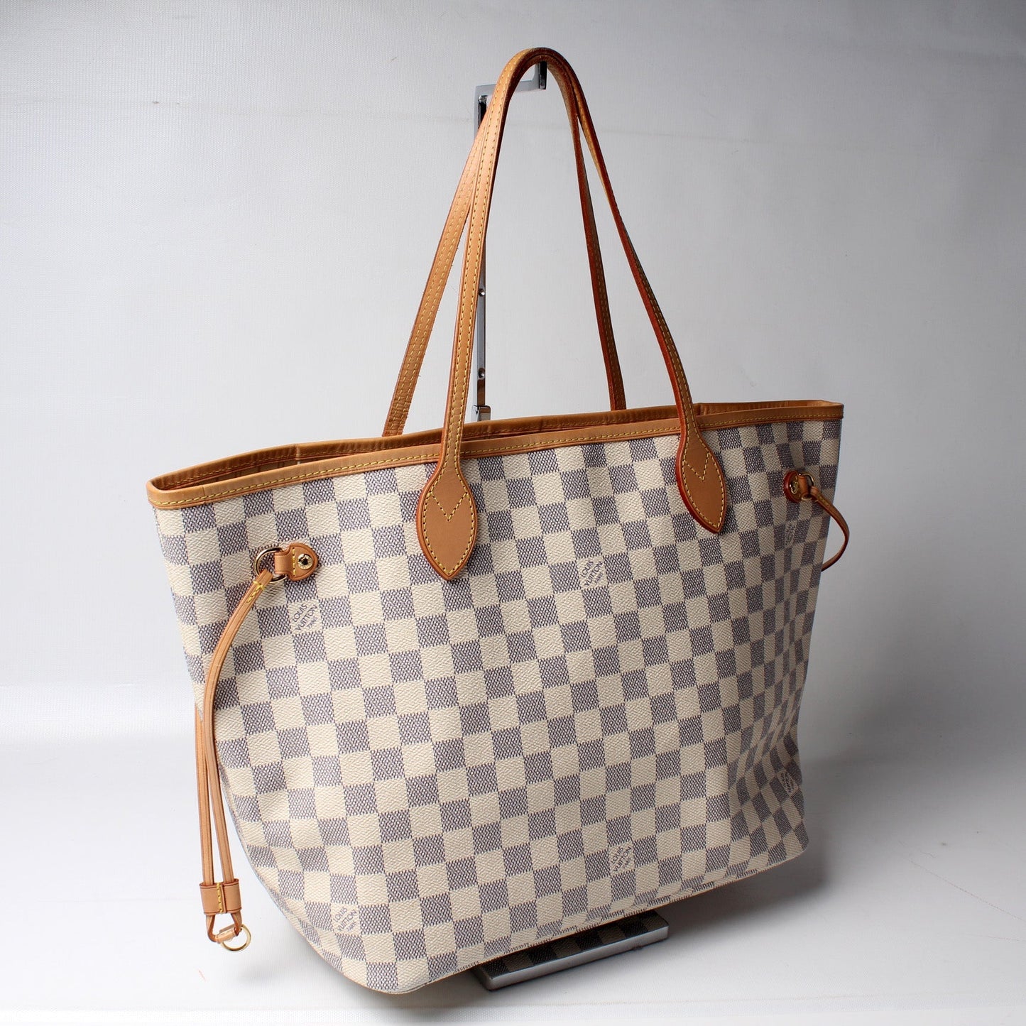 Louis Vuitton Neverfull MM Azur Damier Tote Bag Azur 72