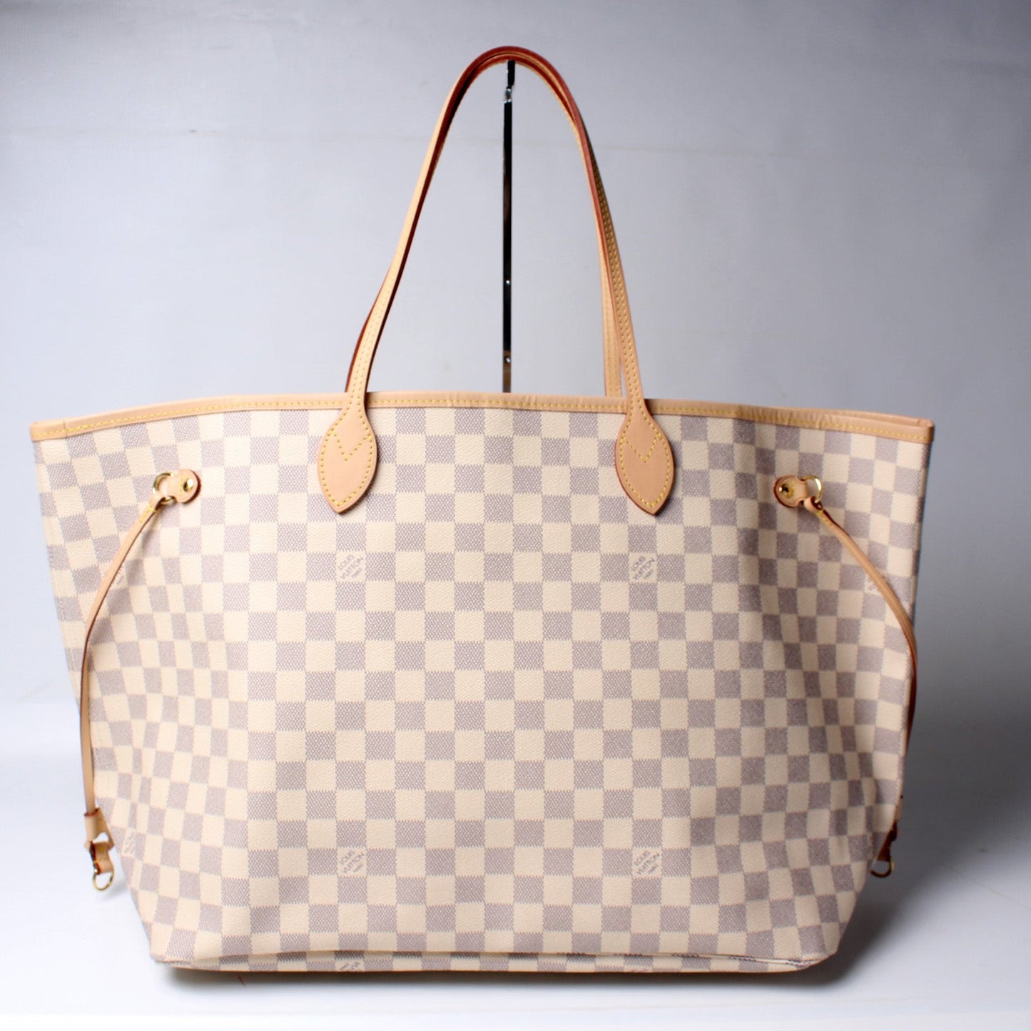 Louis Vuitton Neverfull W GM Azur Damier Wallet Case Azur 1
