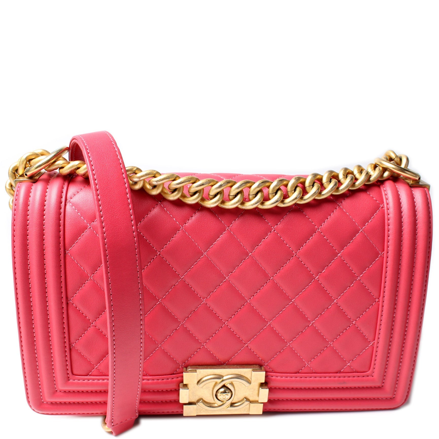 Chanel Boy Flap New Lambskin 29M Handbag Lambskin 29M