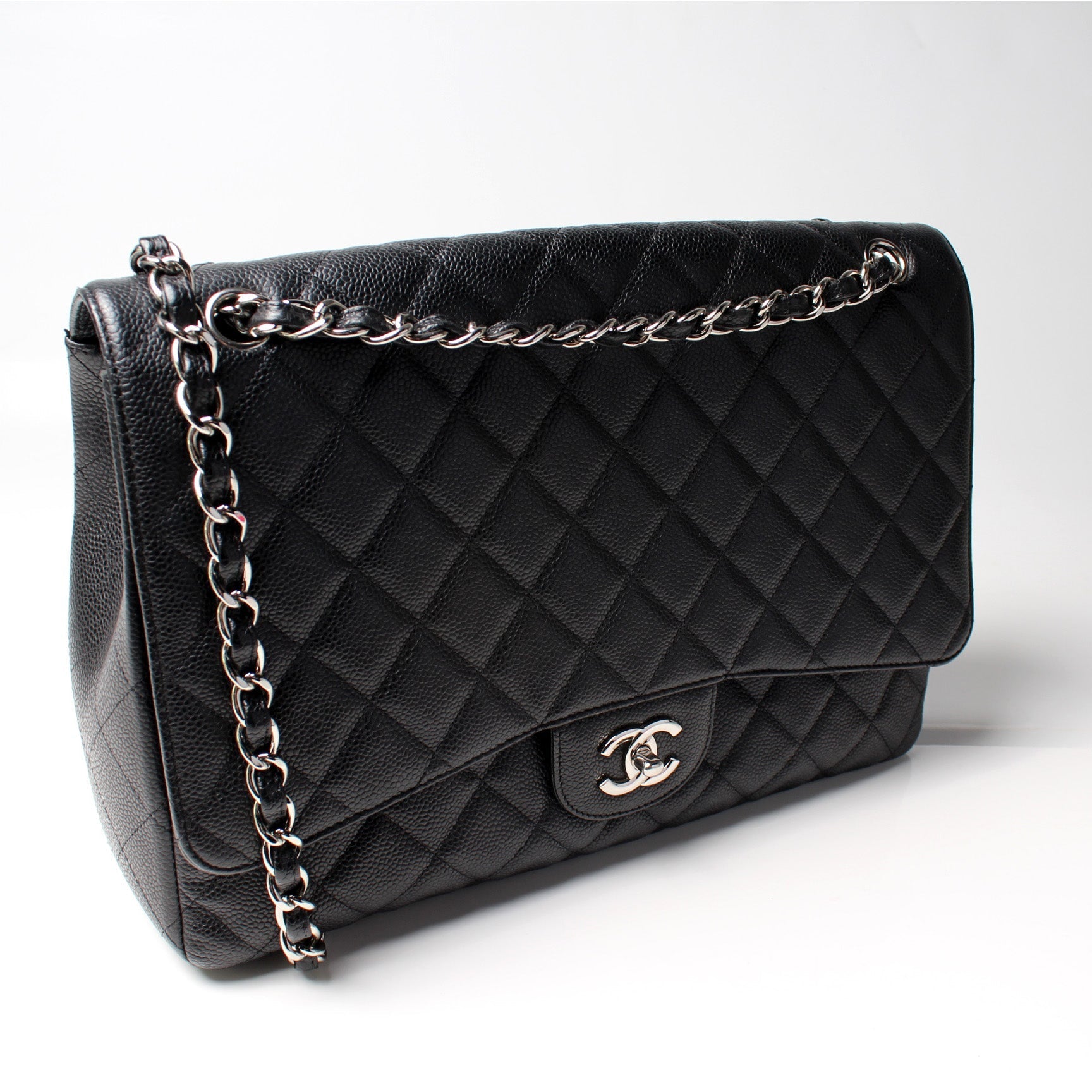 Chanel Classic Flap Maxi Caviar 10-13M Handbag