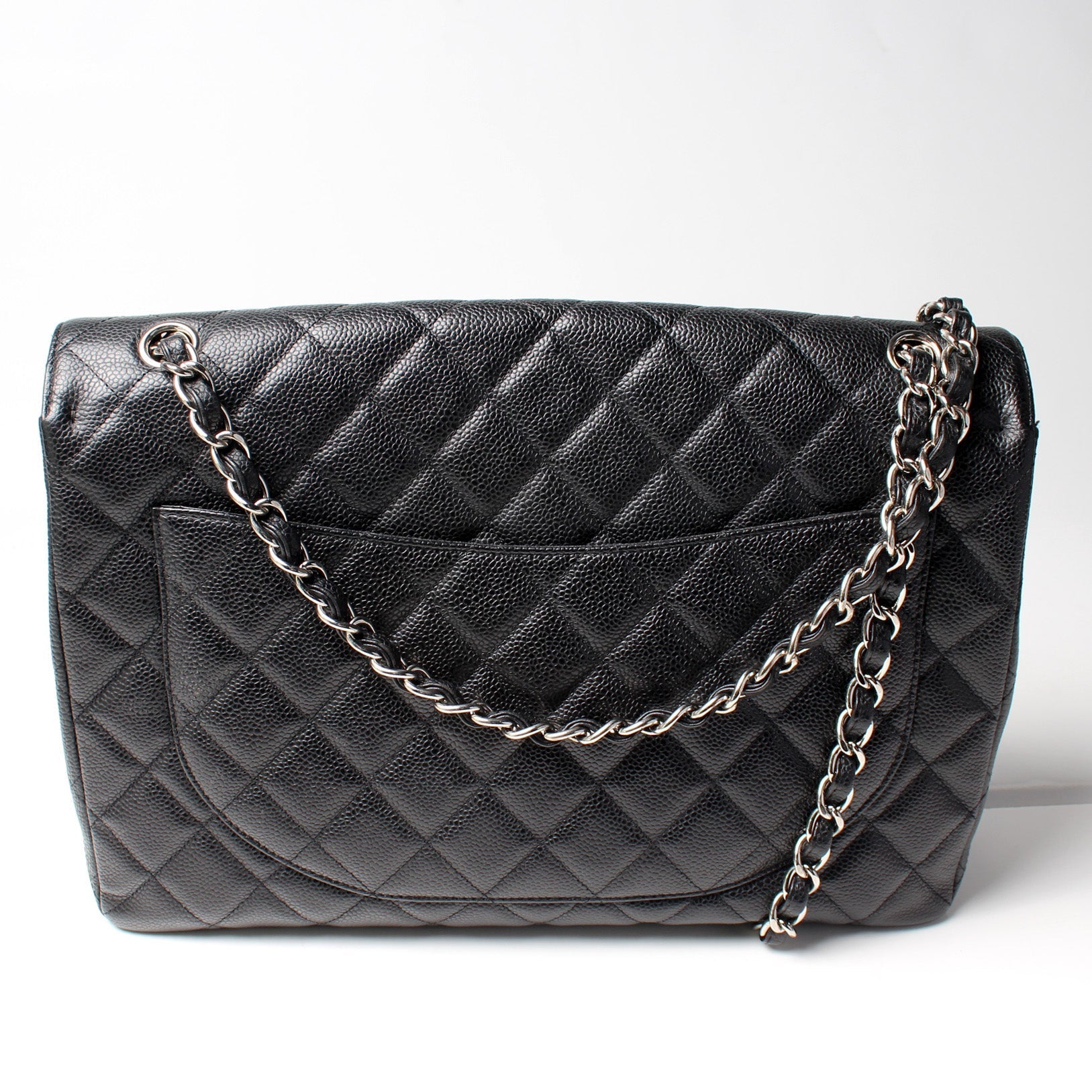 Chanel Classic Flap Maxi Caviar 10-13M Handbag