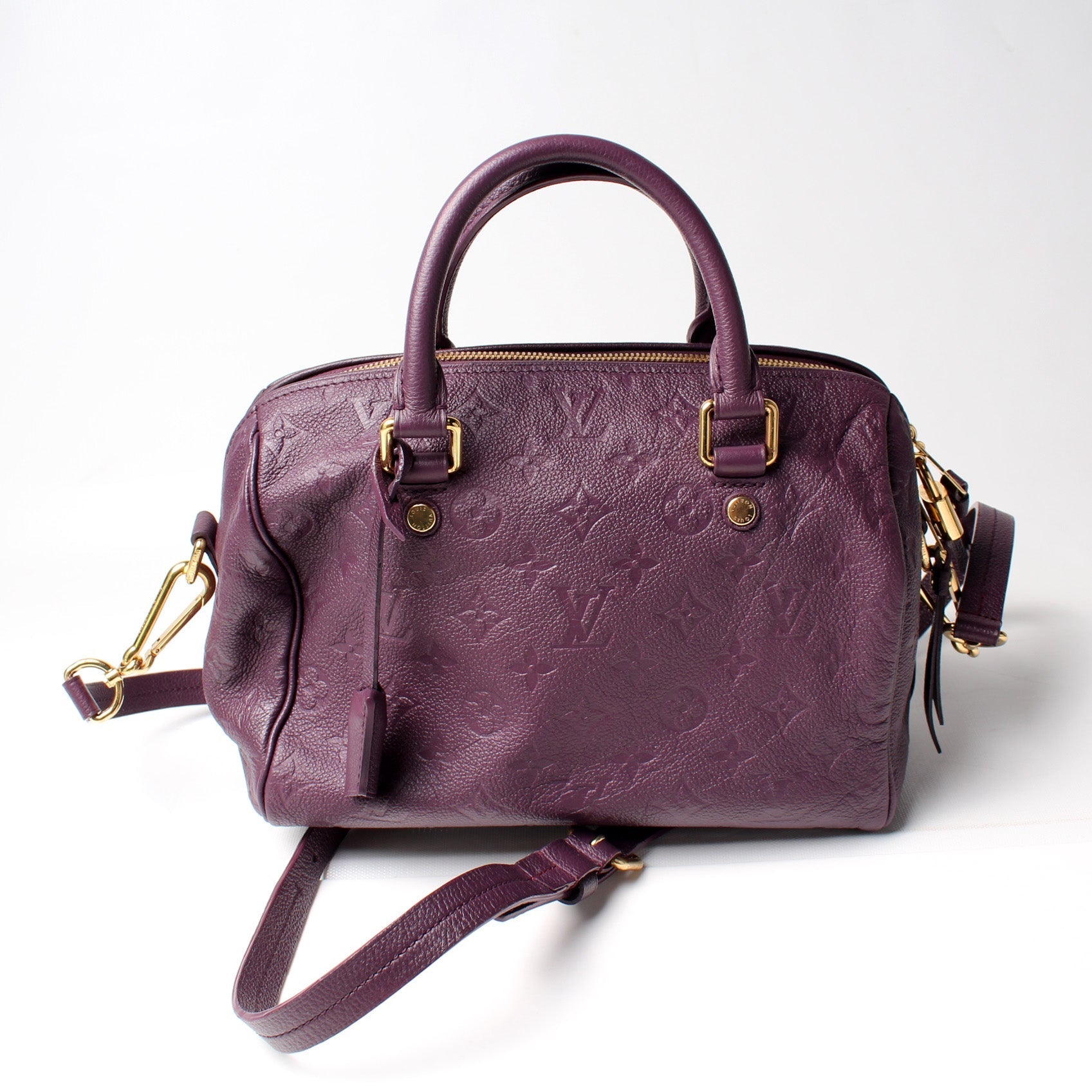 Louis Vuitton Speedy 25 Bandouliere Empreinte Handbag