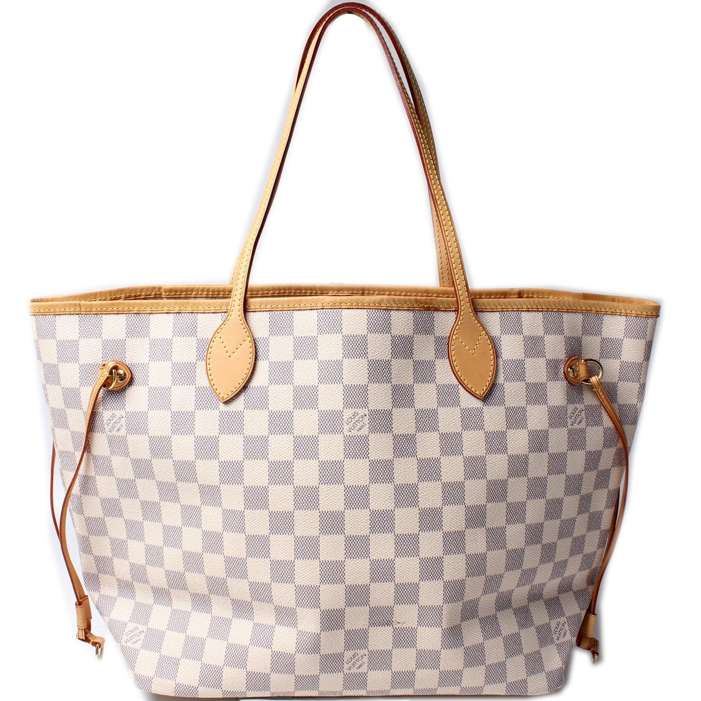 Louis Vuitton Neverfull MM Azur Damier Tote Bag Azur 73