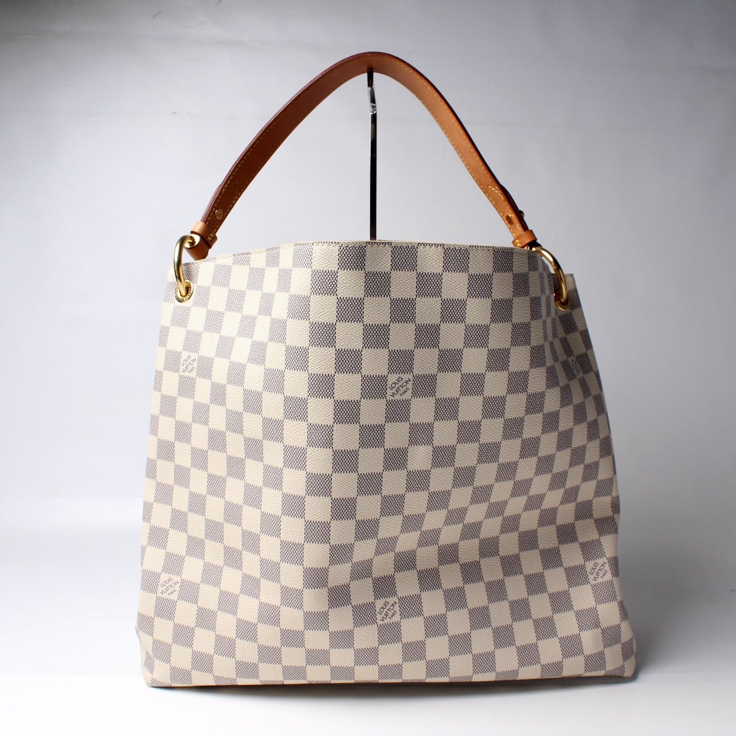 Louis Vuitton Graceful MM Azur Damier Handbag Azur 6