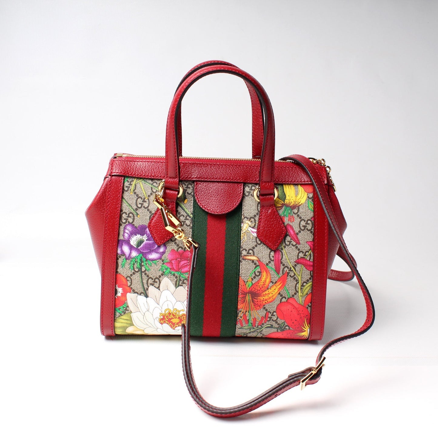 Gucci Ophidia Flora Small Tote Bag