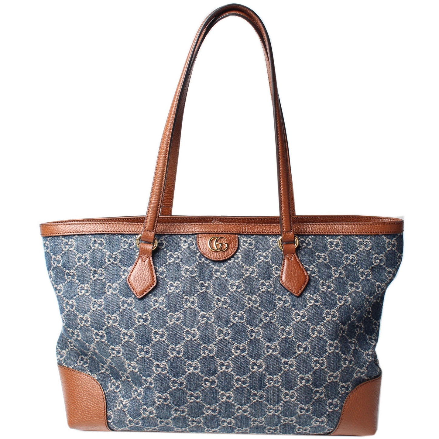 Gucci GG Ophidia Denim Tote Bag