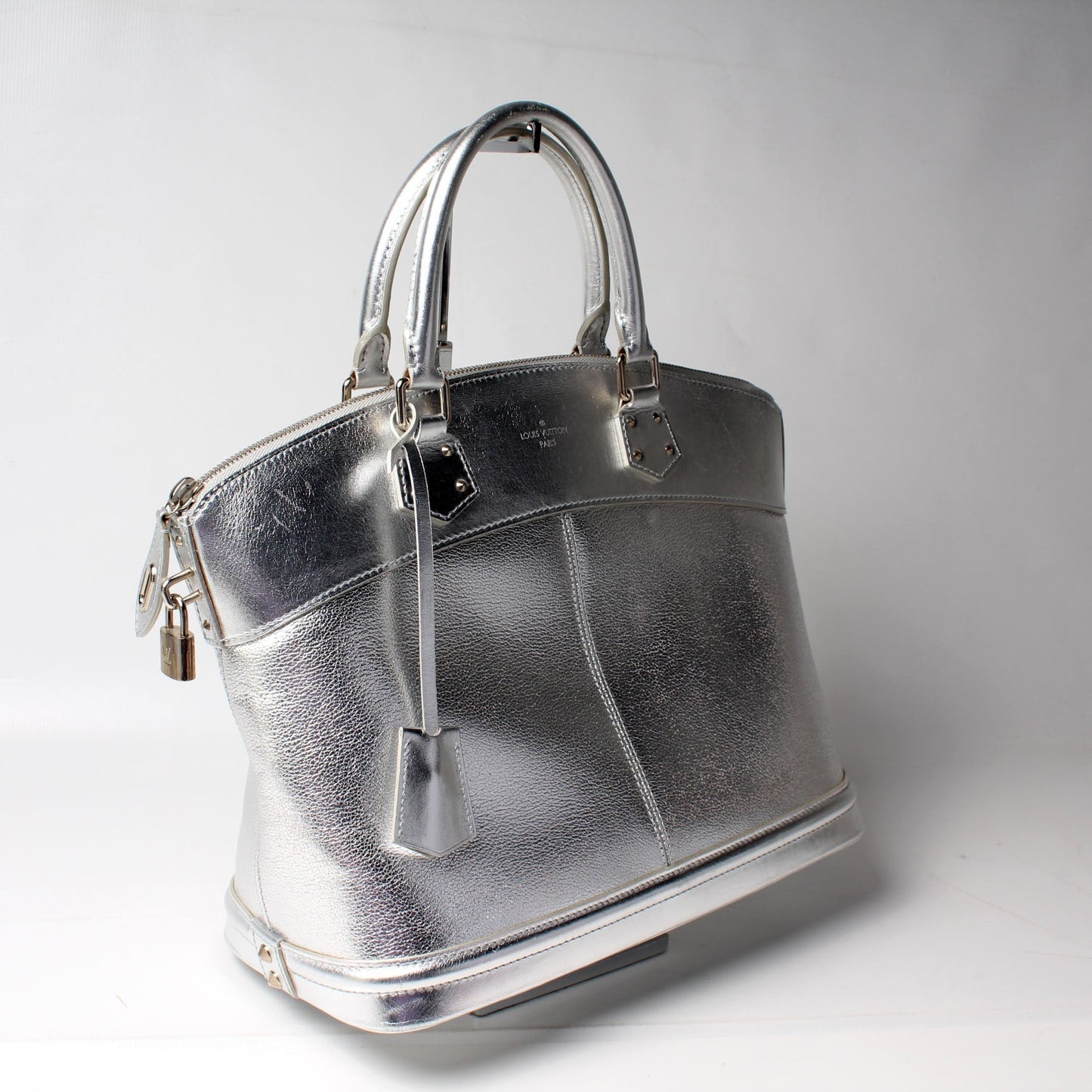 Louis Vuitton Lockit MM Suhali Handbag