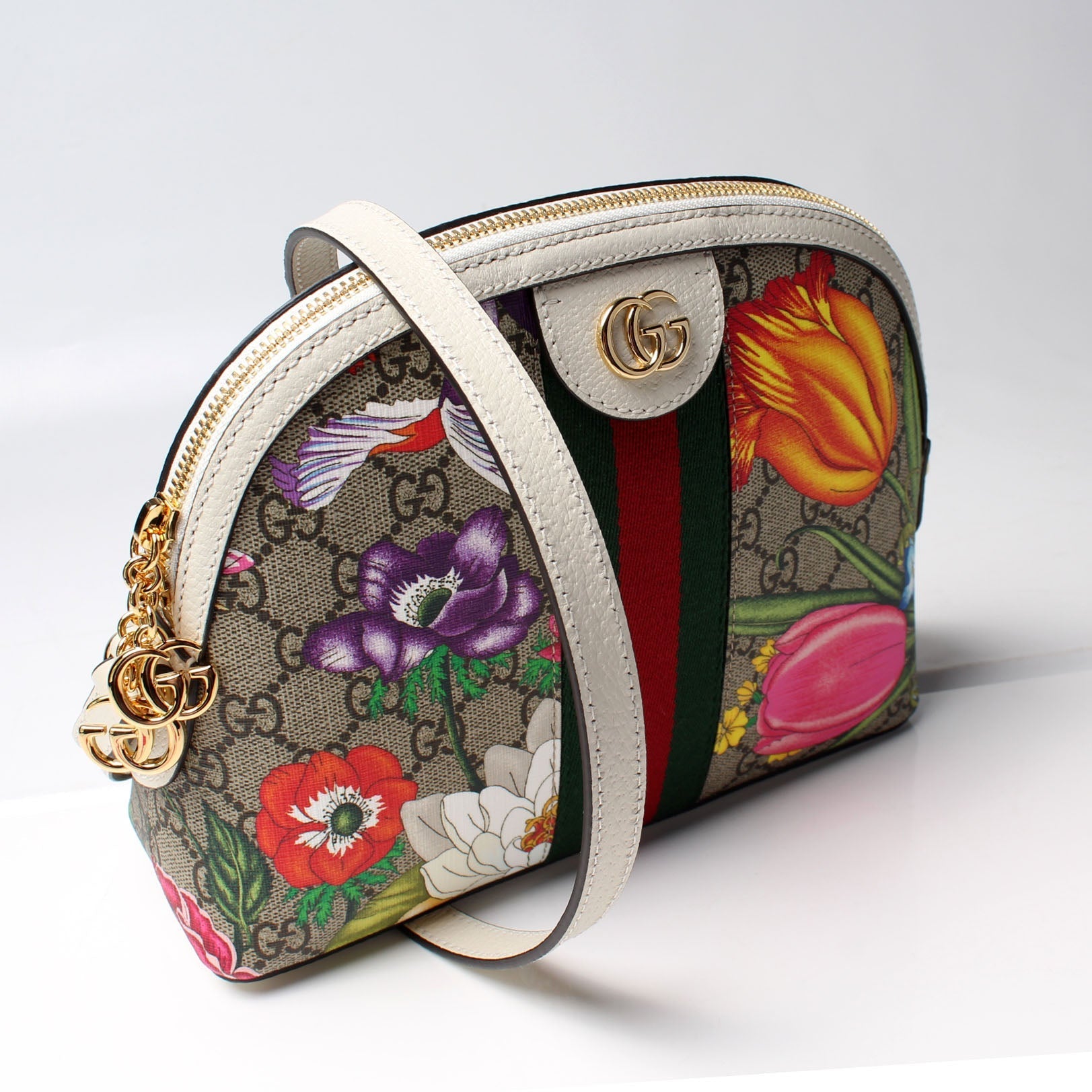 Gucci Ophidia GG Flora Small Crossbody Bag Small Crossbody