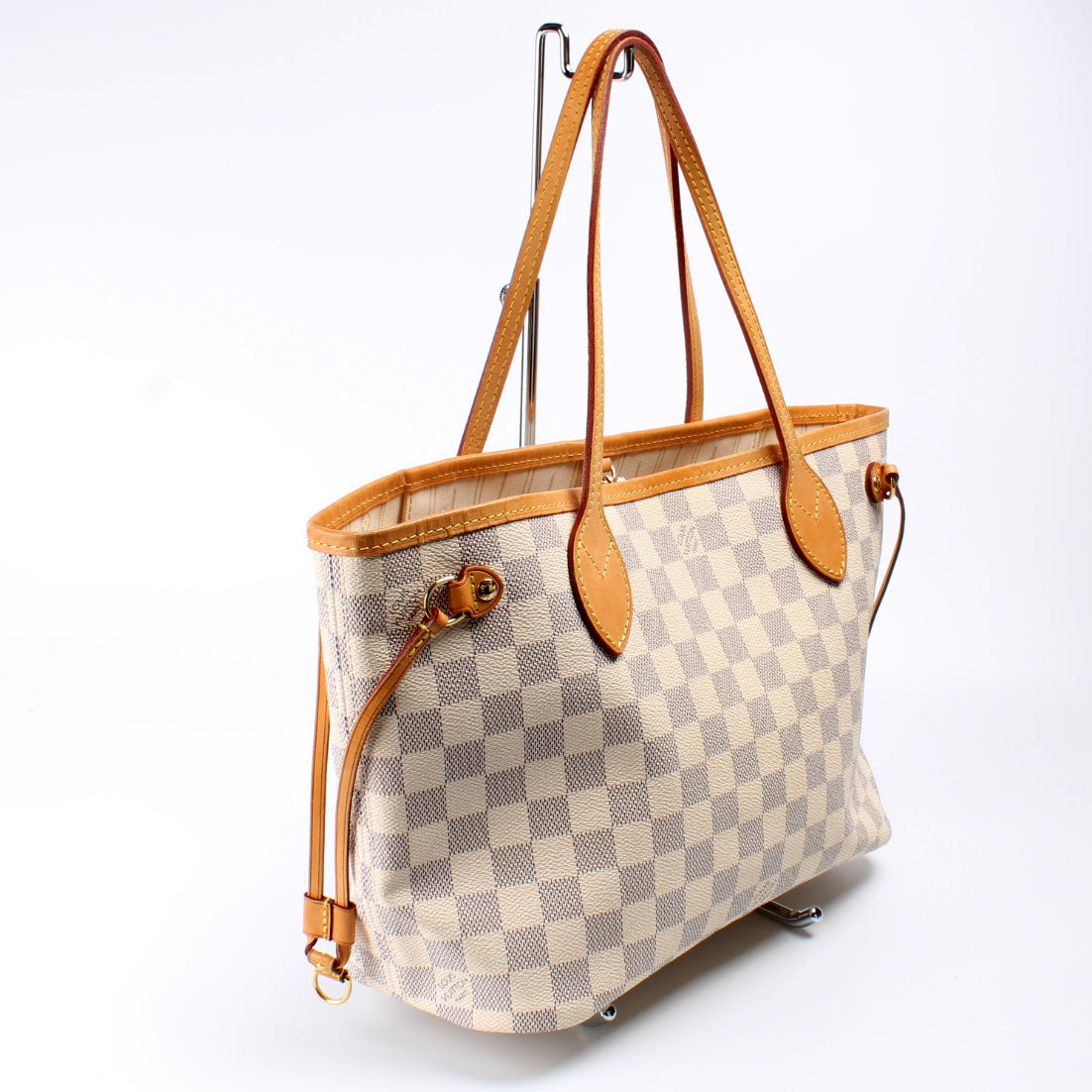 Louis Vuitton Neverfull PM Azur Damier Tote Bag Azur 4