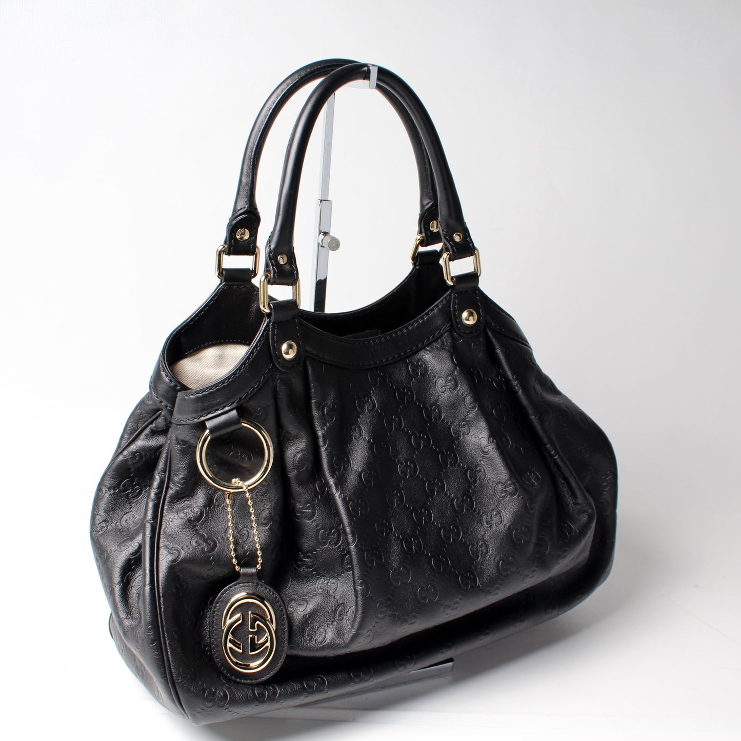 Gucci Sukey GG Leather Medium Handbag