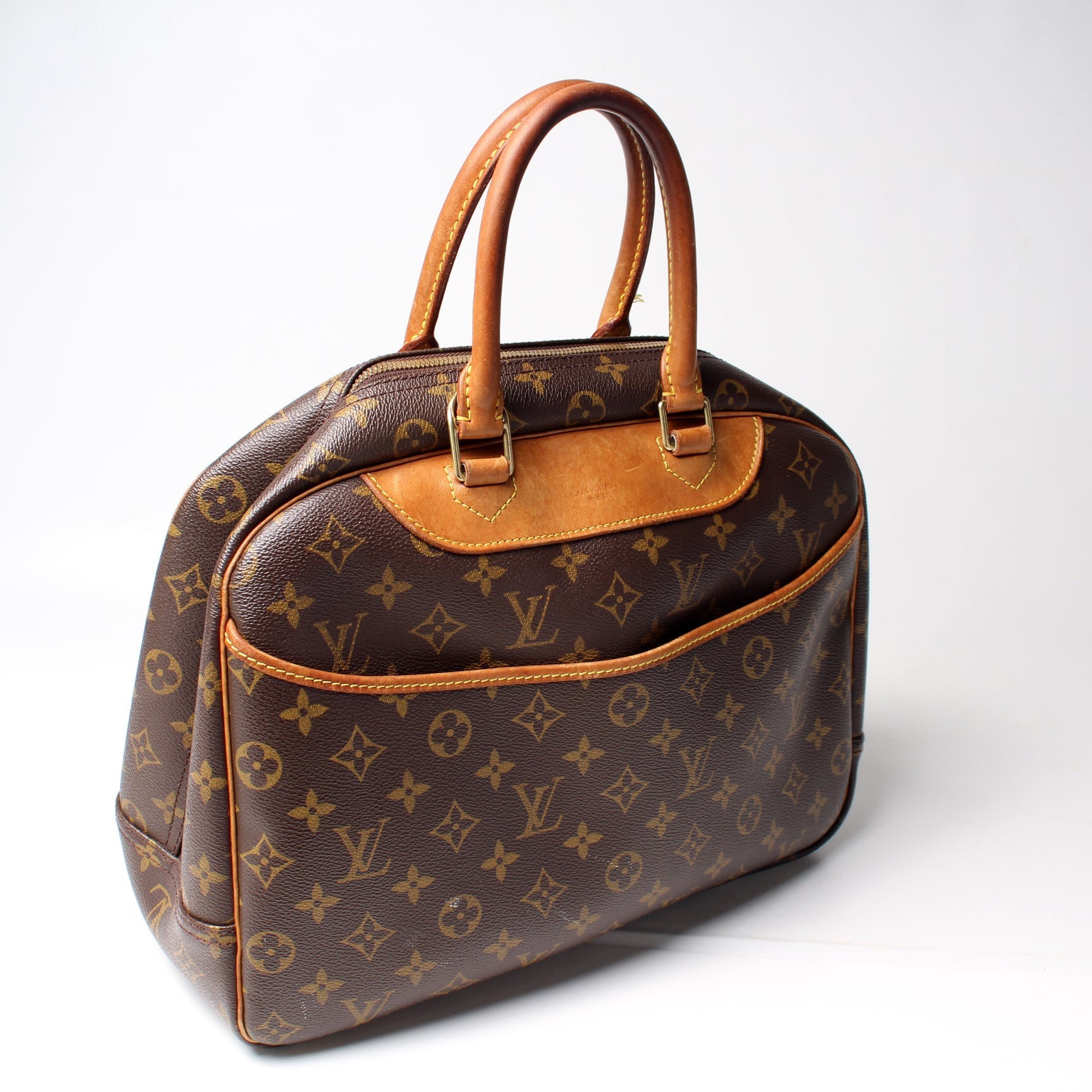 Louis Vuitton Deauville Monogram Handbag Monogram 21