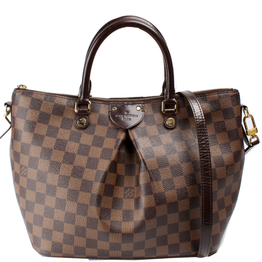 Louis Vuitton Siena Ebene MM Damier Handbag Ebene 5
