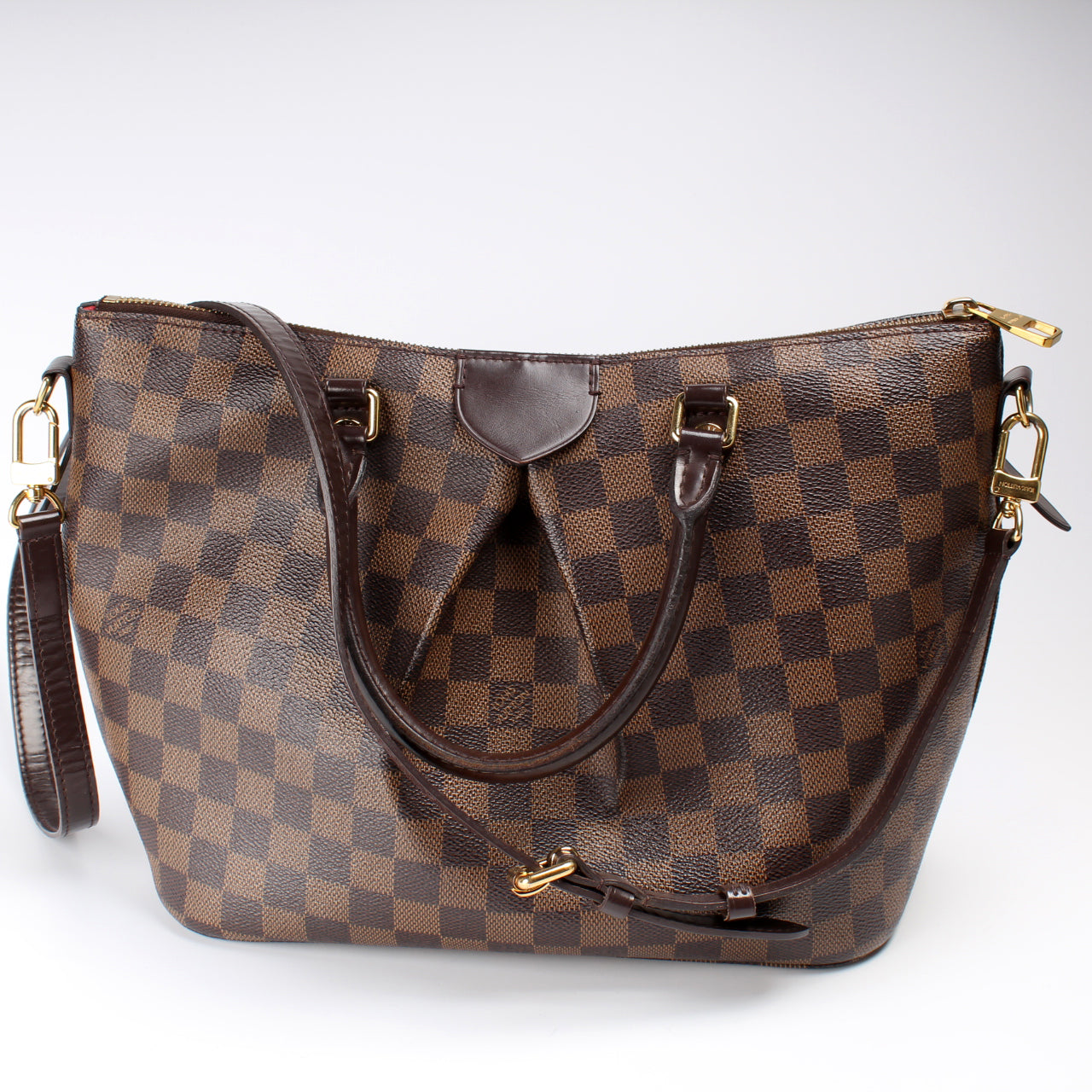 Louis Vuitton Siena Ebene MM Damier Handbag Ebene 5