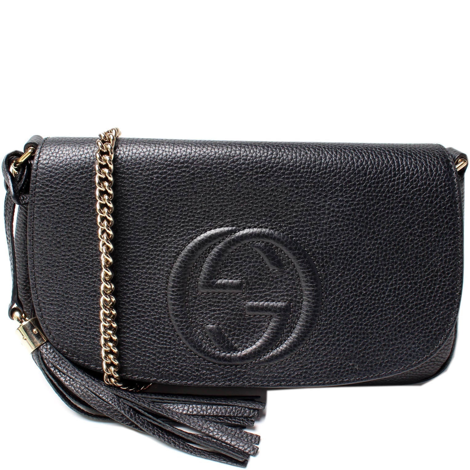Gucci Soho Tassel Chain Flap Travel Bag
