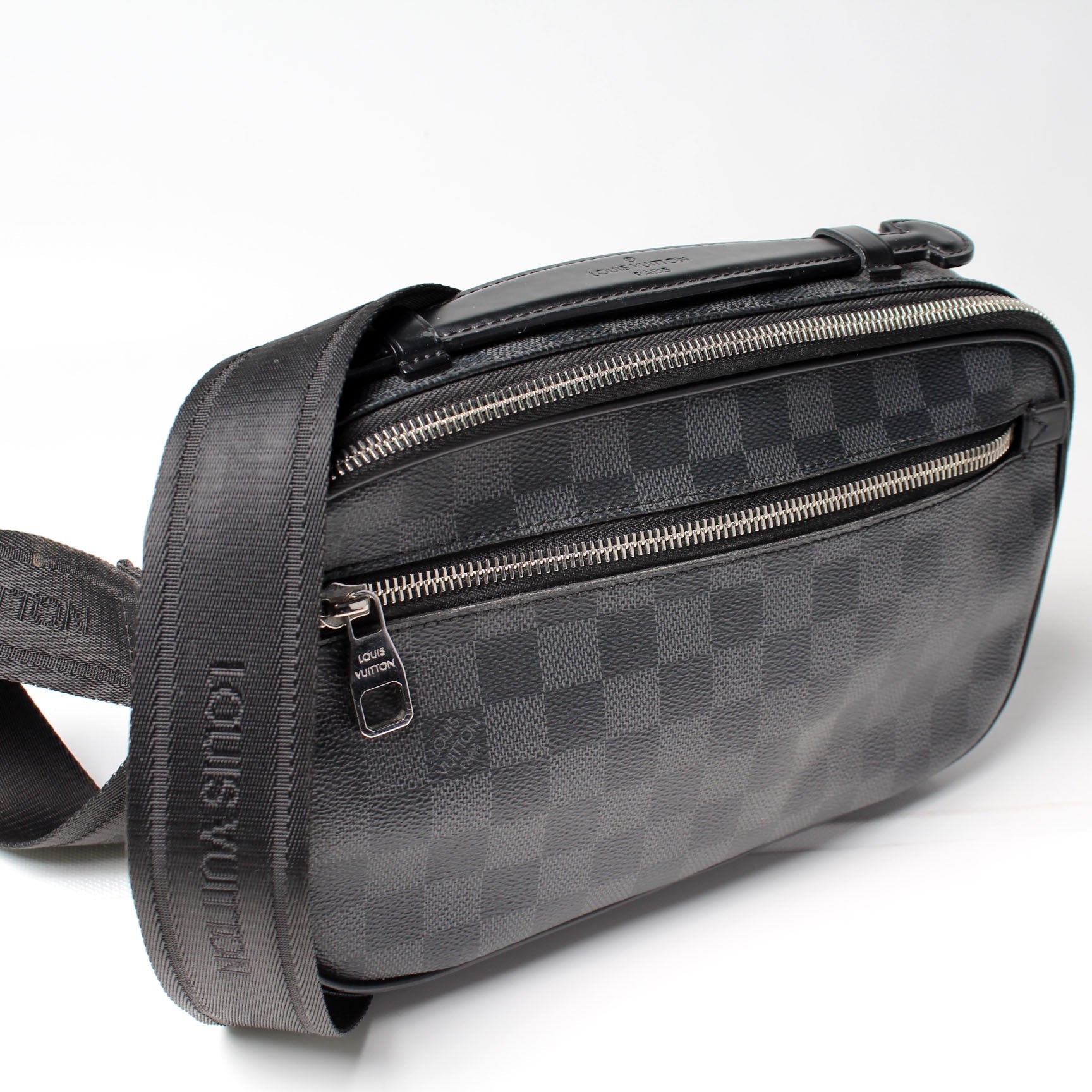 Louis Vuitton Ambler Bum Graphite Damier Handbag