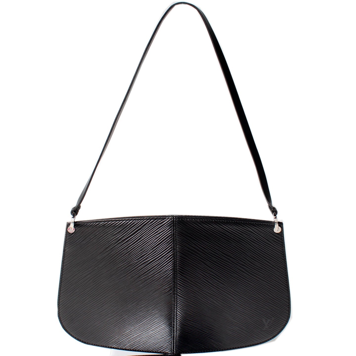 Louis Vuitton Demi Lune Pochette Epi Clutch Bag