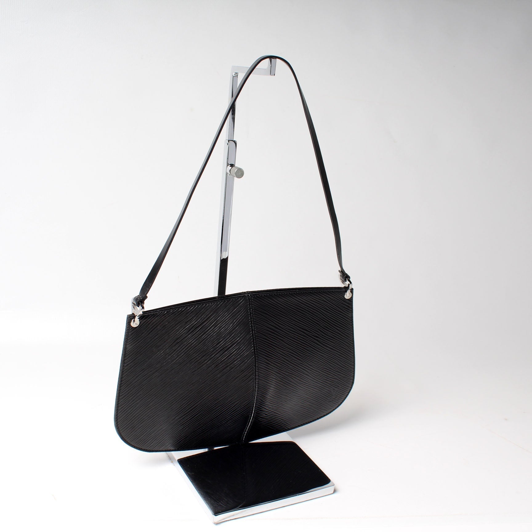 Louis Vuitton Demi Lune Pochette Epi Clutch Bag