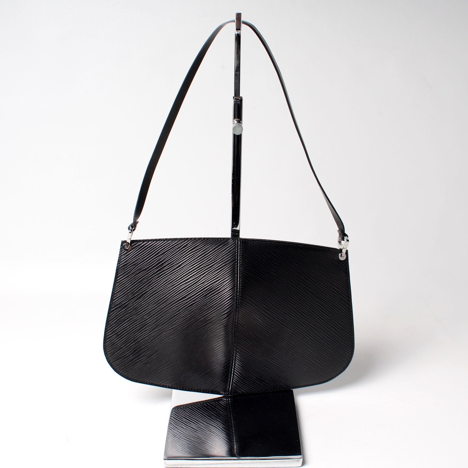 Louis Vuitton Demi Lune Pochette Epi Clutch Bag