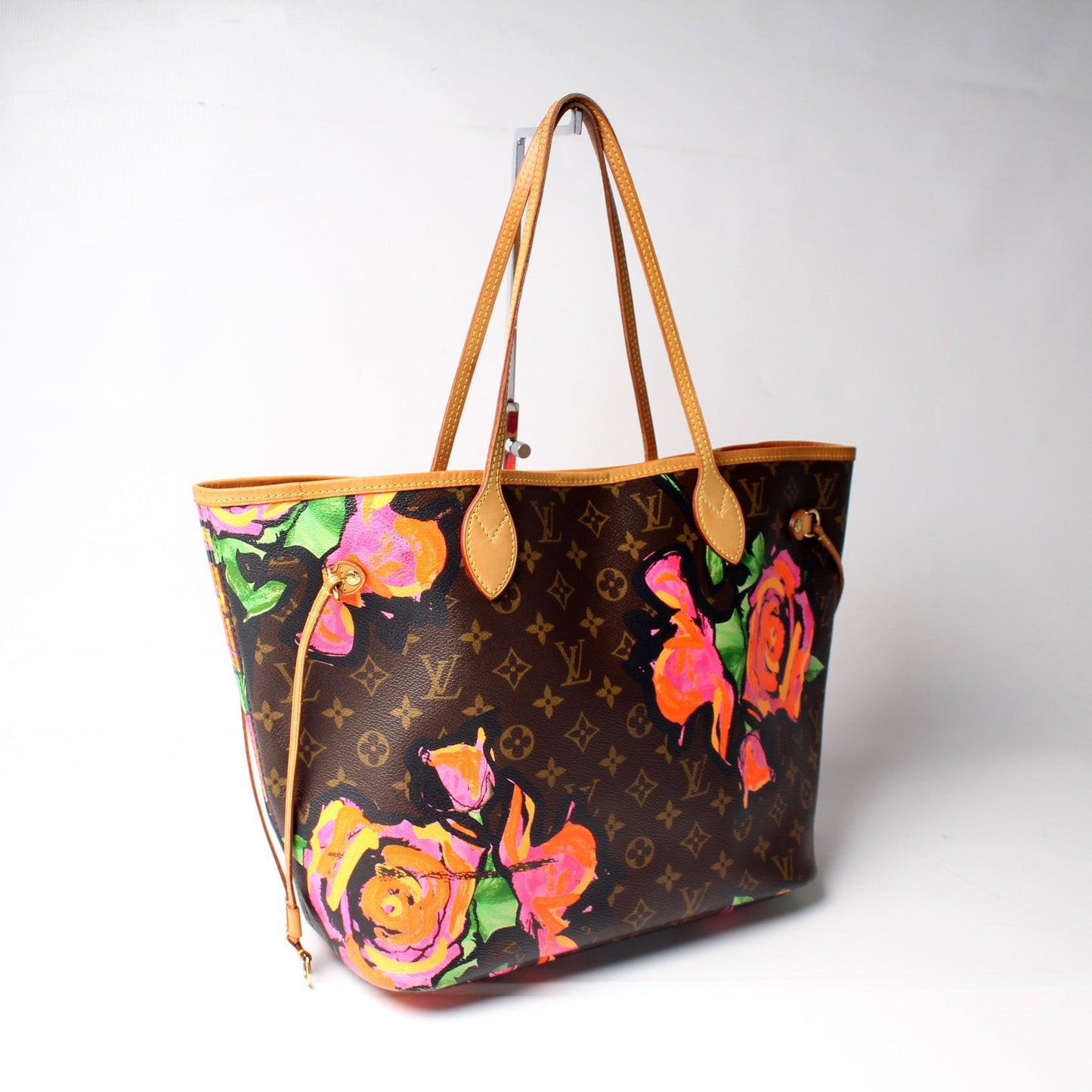 Louis Vuitton Neverfull MM Roses Tote Bag