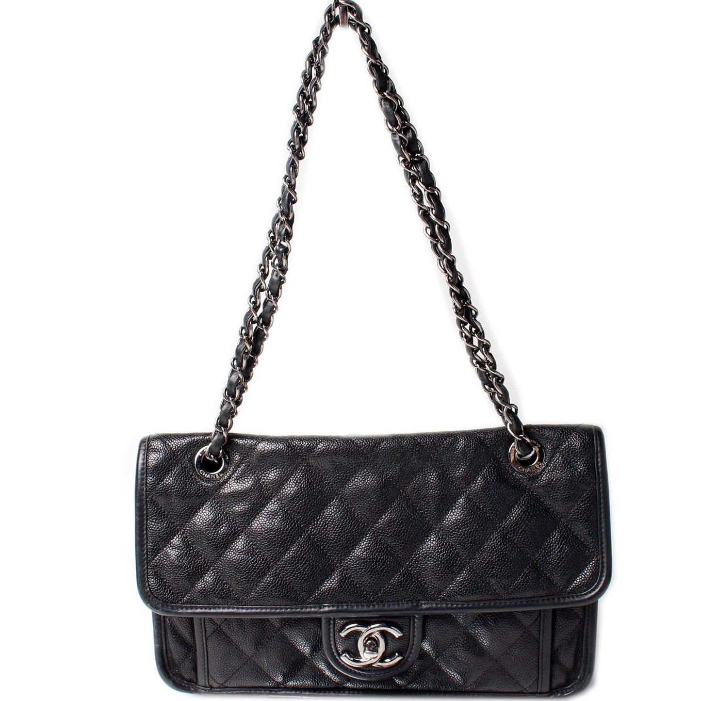 Chanel French Riviera Flap Caviar Handbag