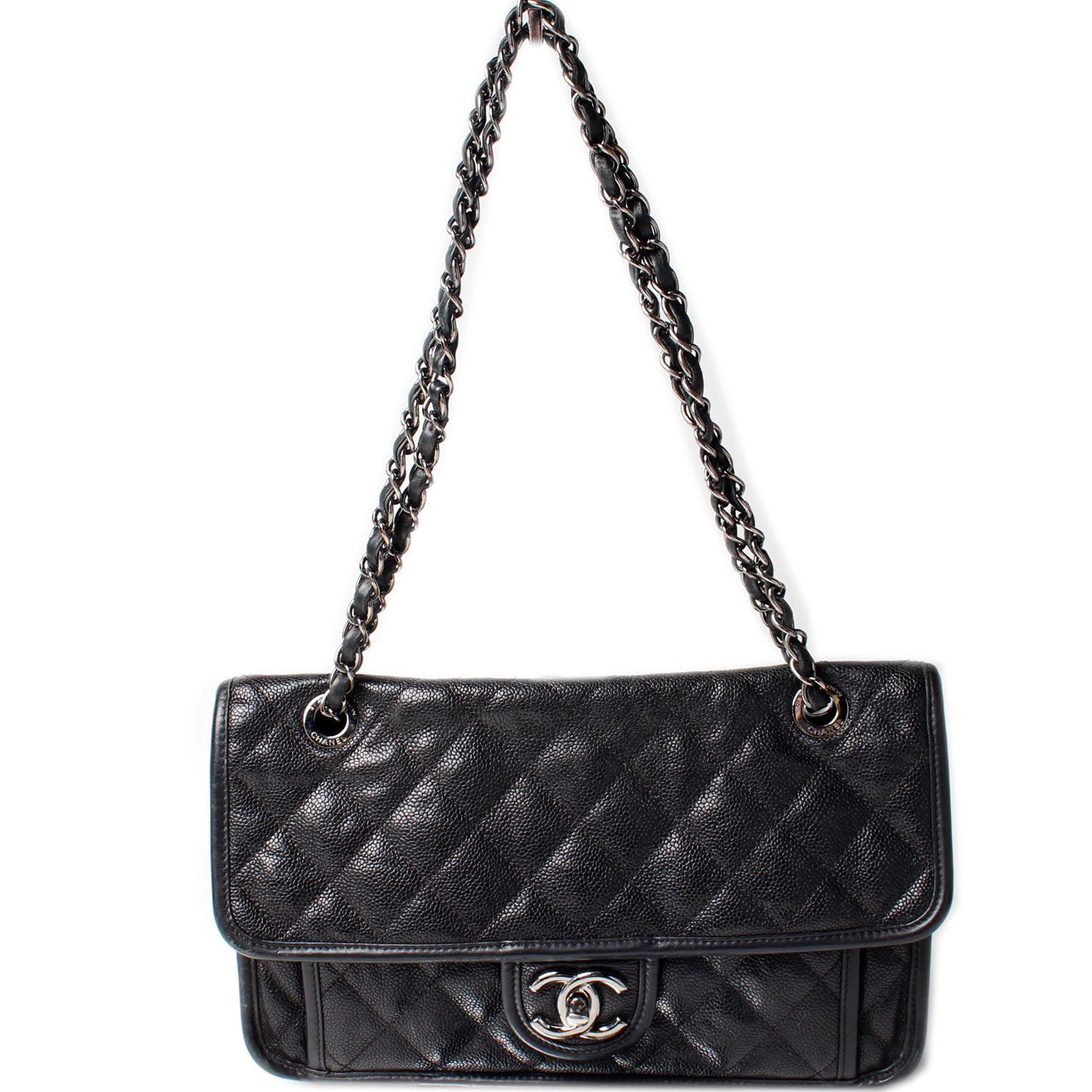 Chanel French Riviera Flap Caviar Handbag