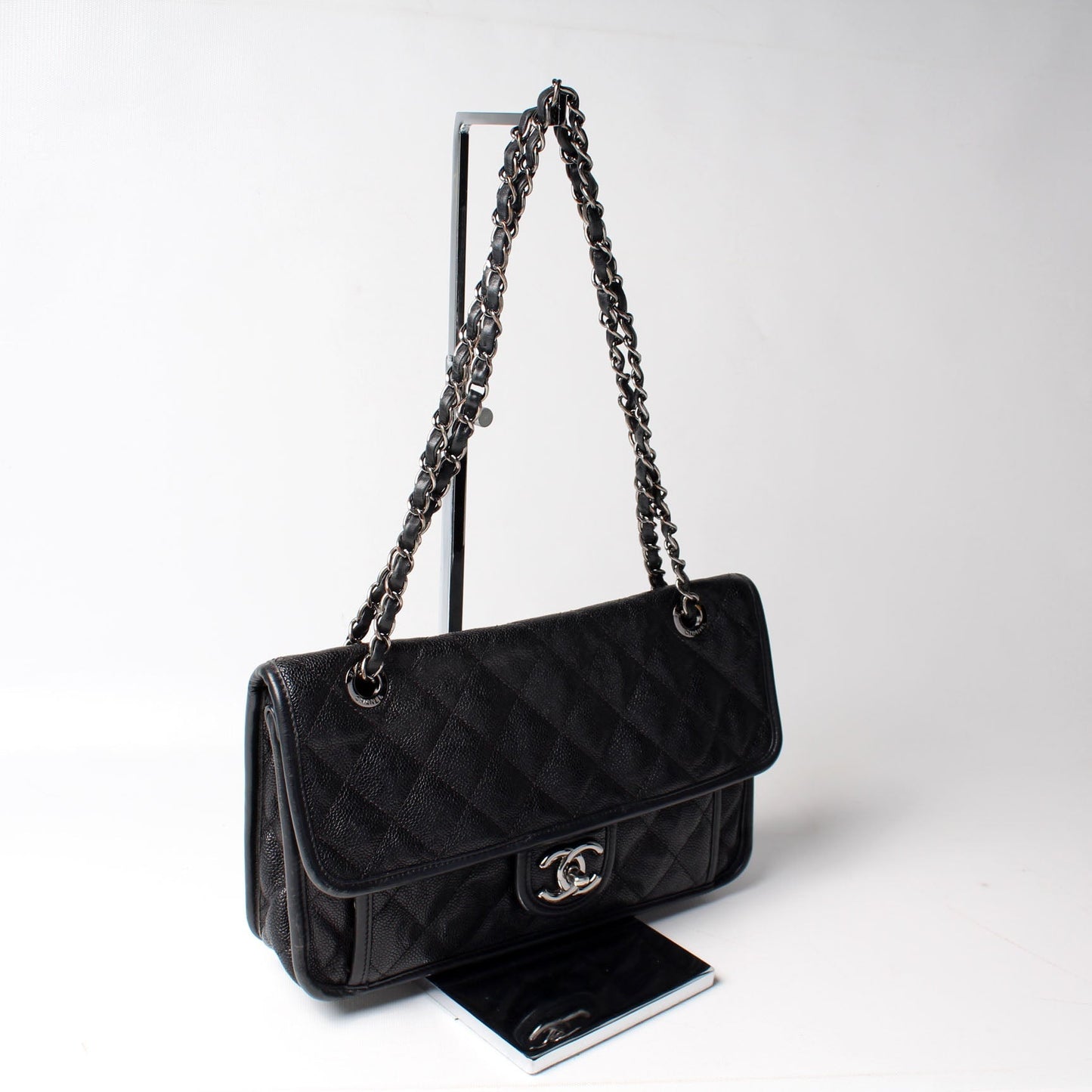 Chanel French Riviera Flap Caviar Handbag