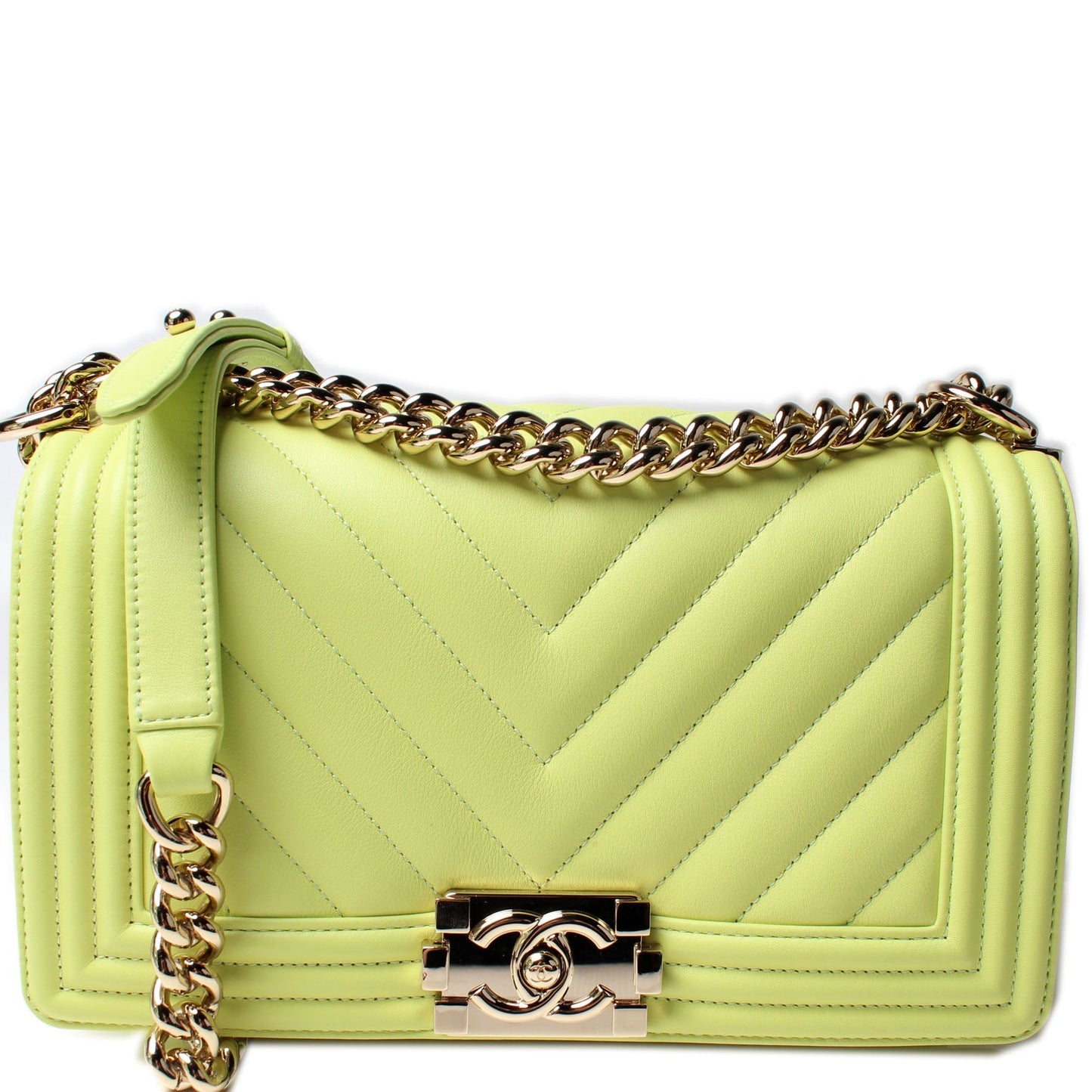 Chanel Boy Flap New Lambskin 27M Handbag