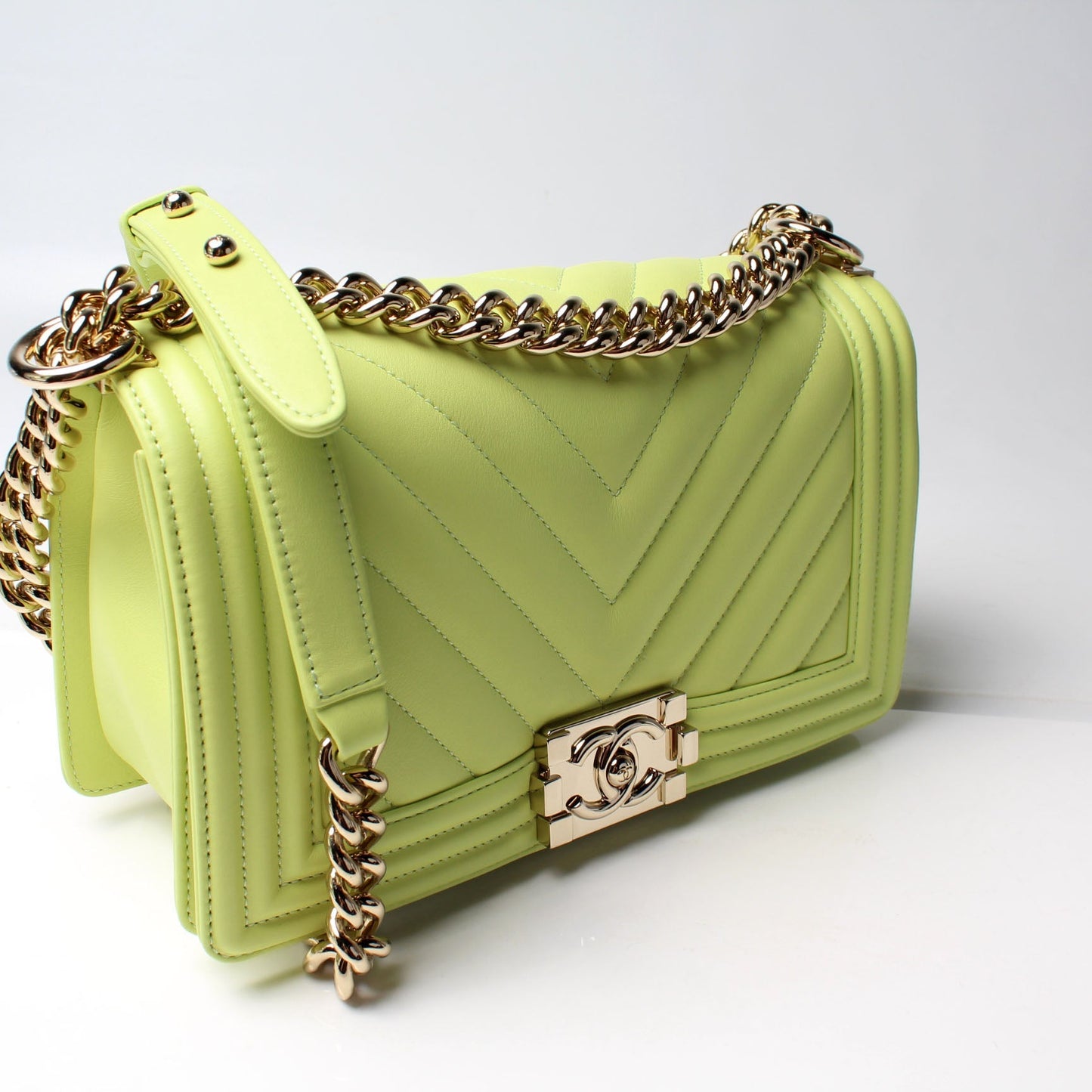 Chanel Boy Flap New Lambskin 27M Handbag